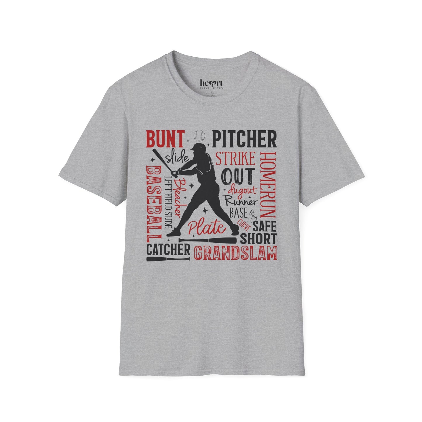 Sparkling Baseball Graphic T-Shirt – Glitter Sports Tee for Enthusiasts ✨⚾