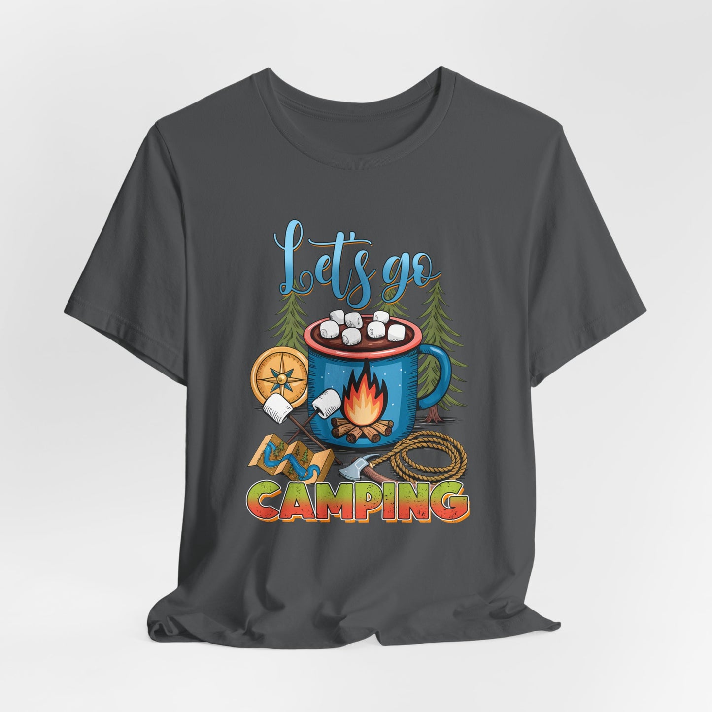 Let’s Go Camping Campfire T-Shirt