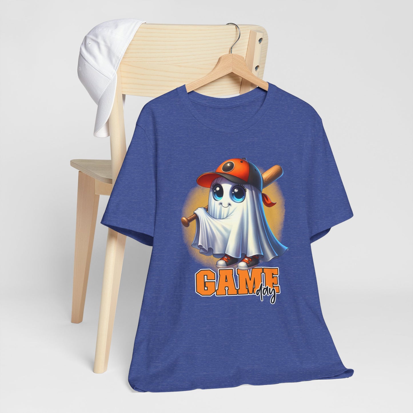 Game Day Cute Baby Ghost Baseball T-shirt