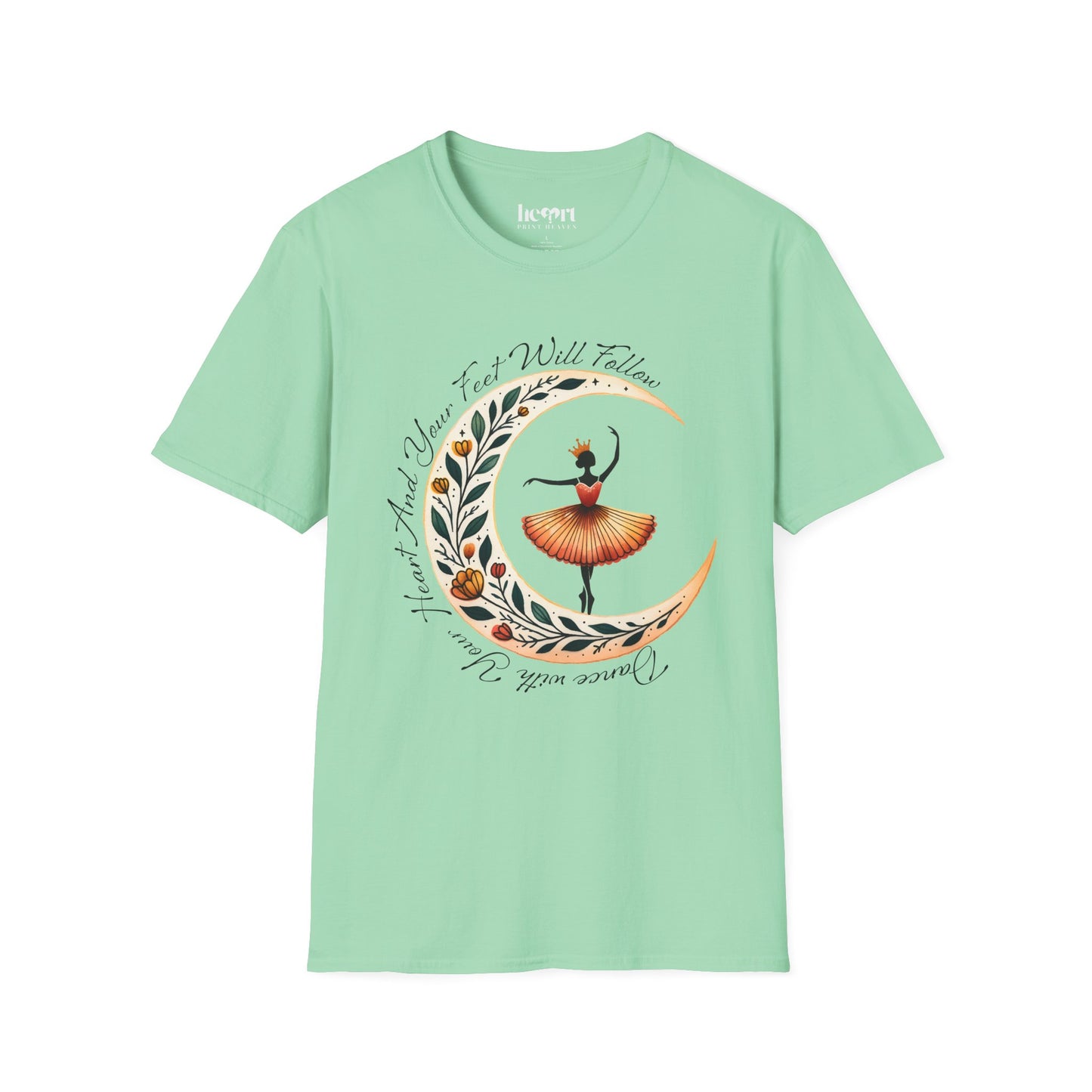 Inspirational 'Dance with Your Heart' T-Shirt – Motivational Dance Apparel for Enthusiasts 💃