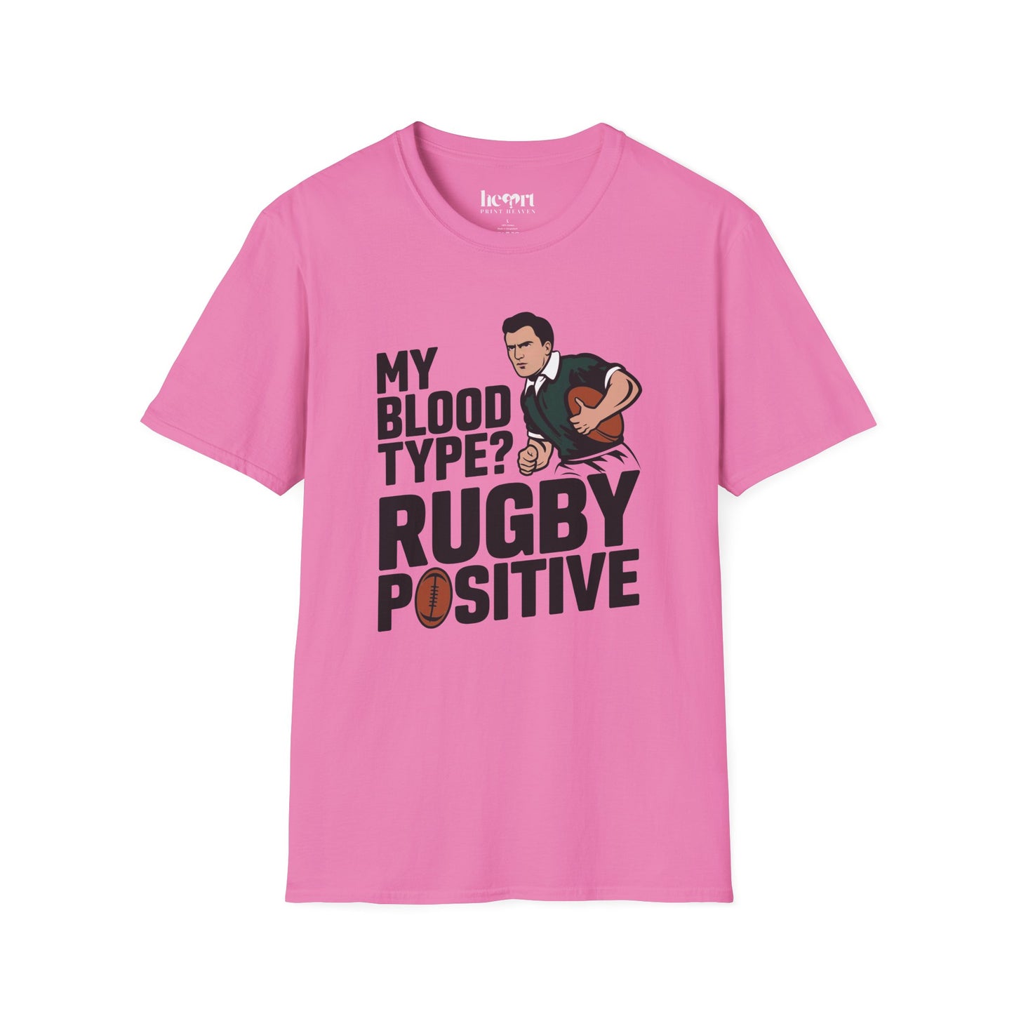 My Blood Type? Rugby Positive T-Shirt 🏉 | Funny Rugby Enthusiast Tee