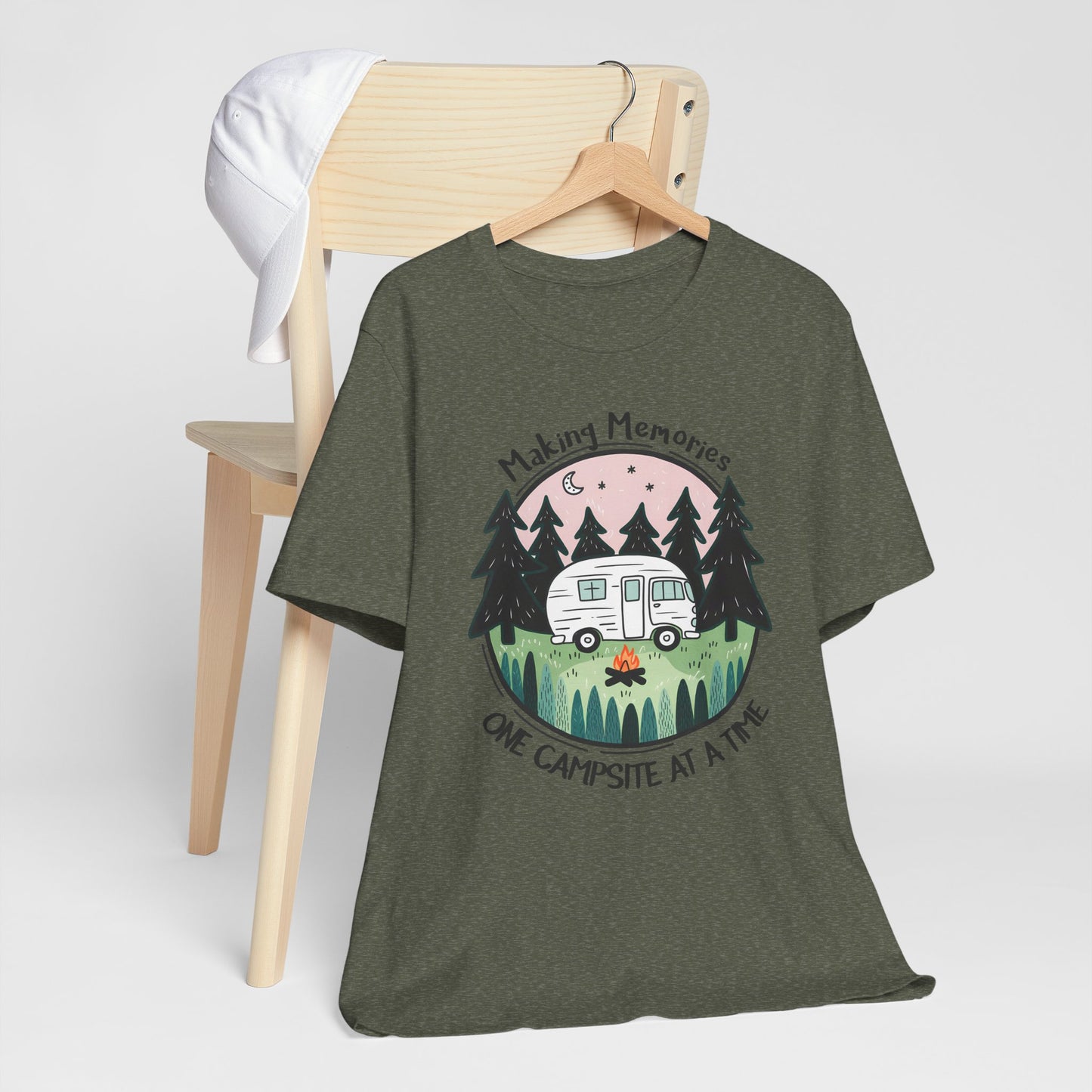 Making Memories One Campsite at a Time – Retro RV Camping Shirt