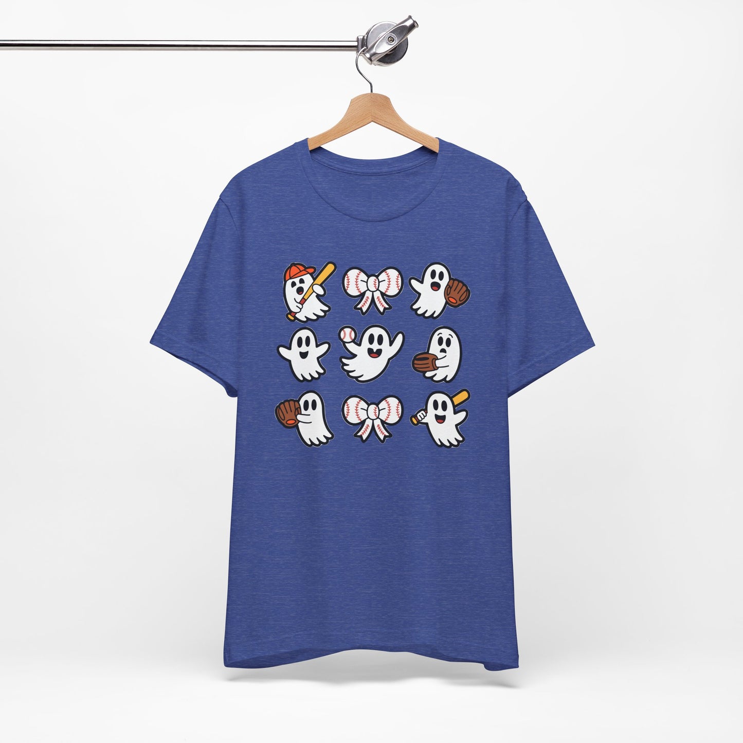 Cute Baseball Ghosts Halloween Spooky T-shirt