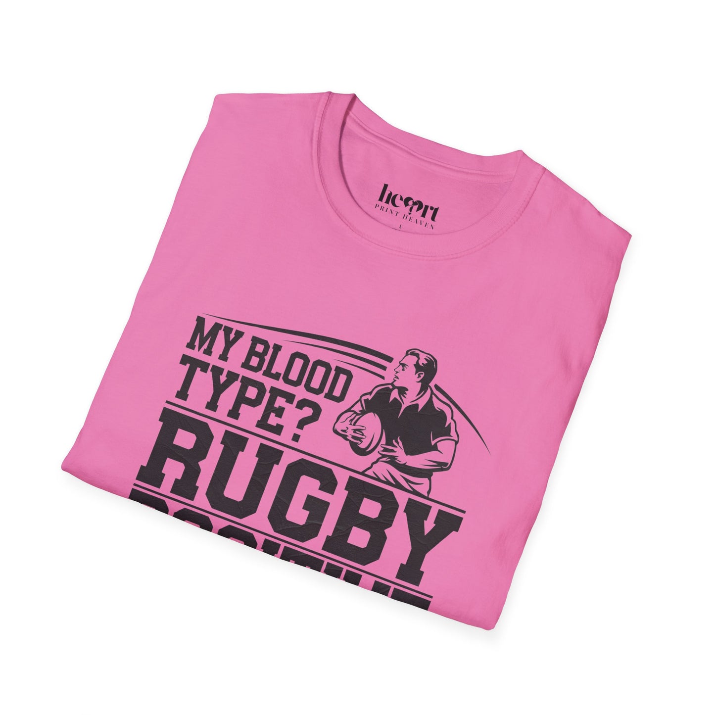 My Blood Type? Rugby Positive Version 3 T-Shirt 🏉 | Funny Rugby Enthusiast Tee