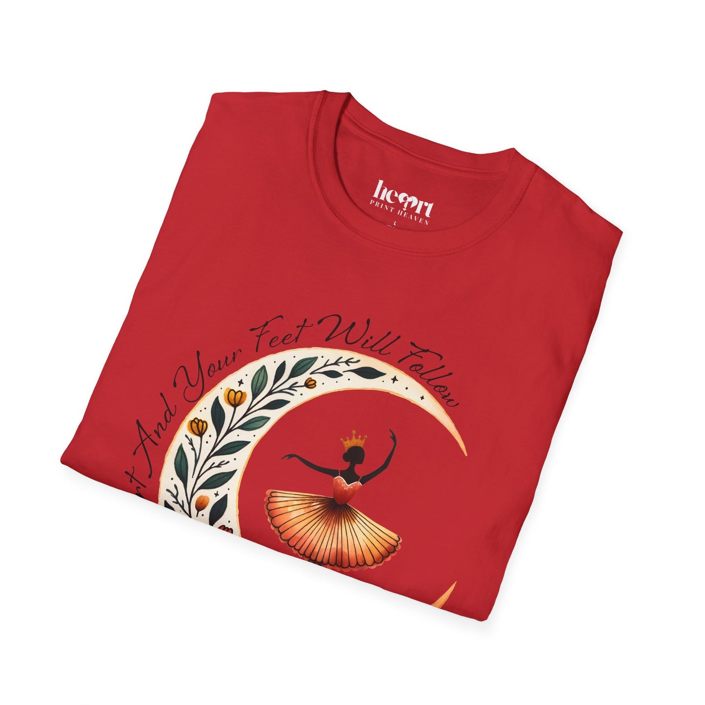 Inspirational 'Dance with Your Heart' T-Shirt – Motivational Dance Apparel for Enthusiasts 💃