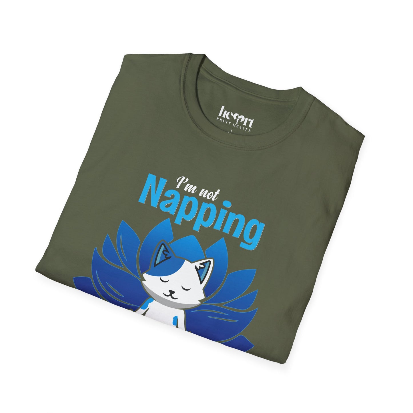 I'm Not Napping, I'm Meditating – Funny Mindfulness T-Shirt 🧘♂️✨