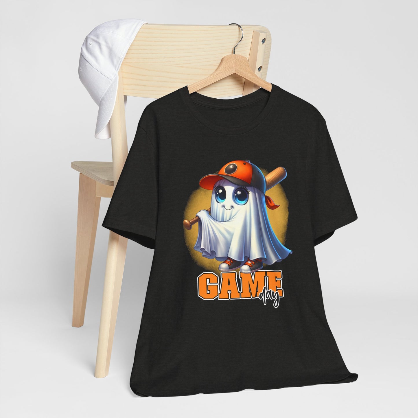 Game Day Cute Baby Ghost Baseball T-shirt