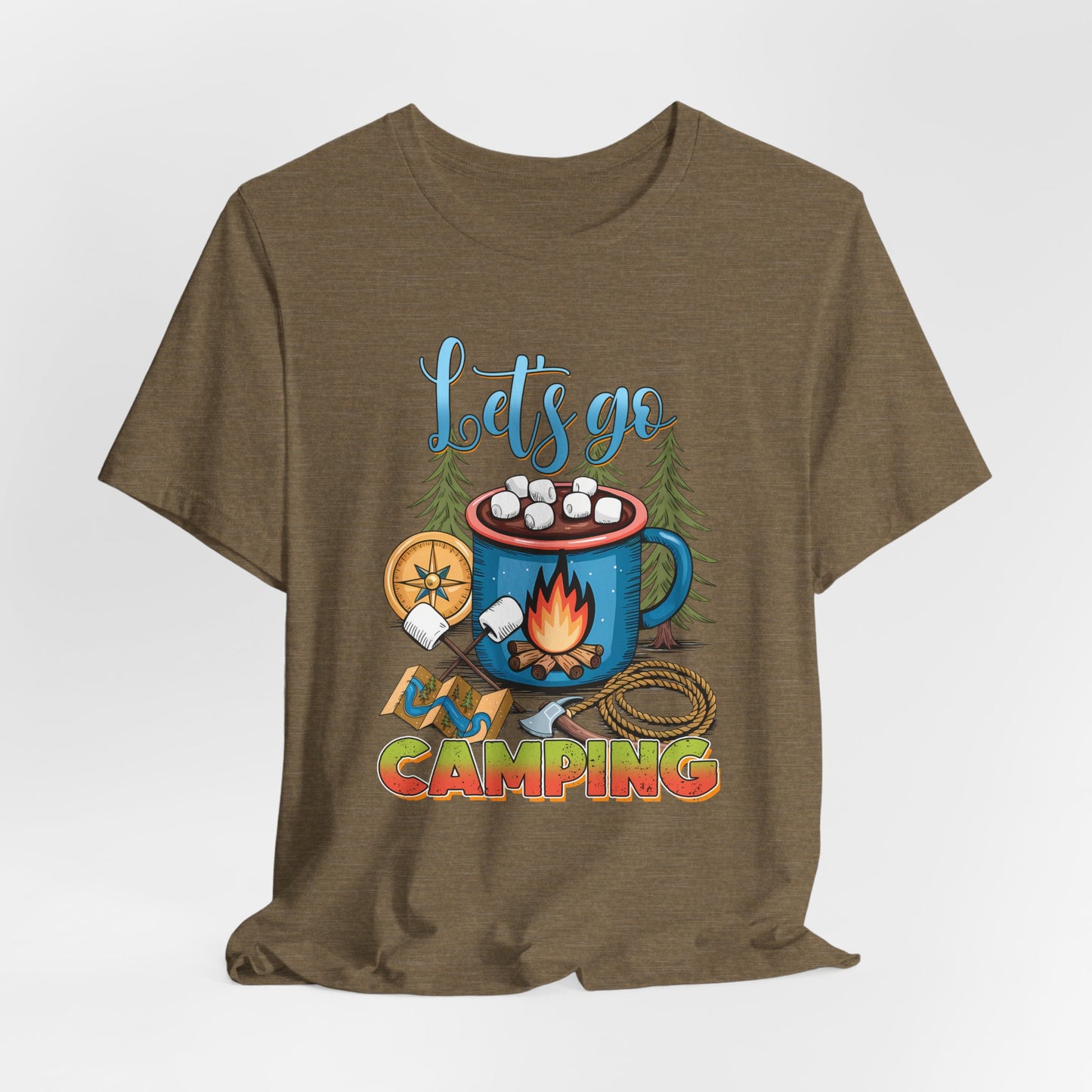 Let’s Go Camping Campfire T-Shirt