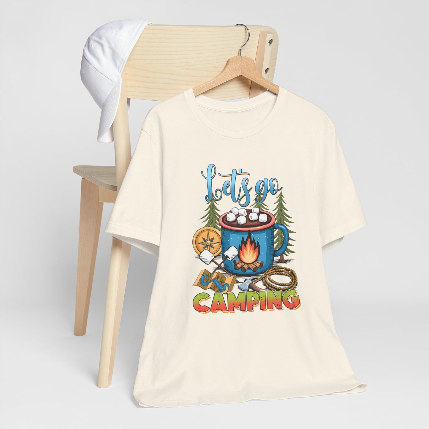 Let’s Go Camping Campfire T-Shirt