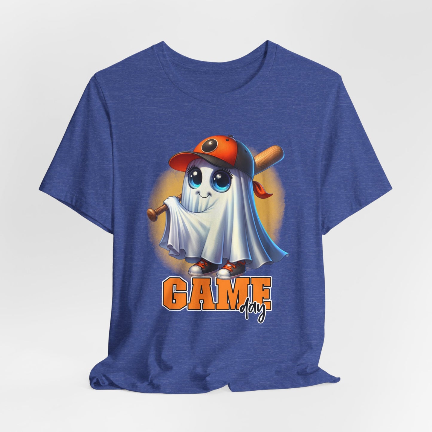 Game Day Cute Baby Ghost Baseball T-shirt