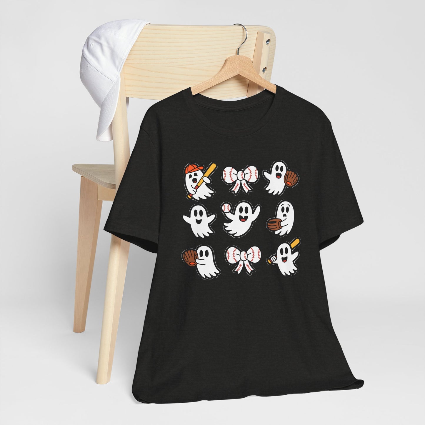 Cute Baseball Ghosts Halloween Spooky T-shirt