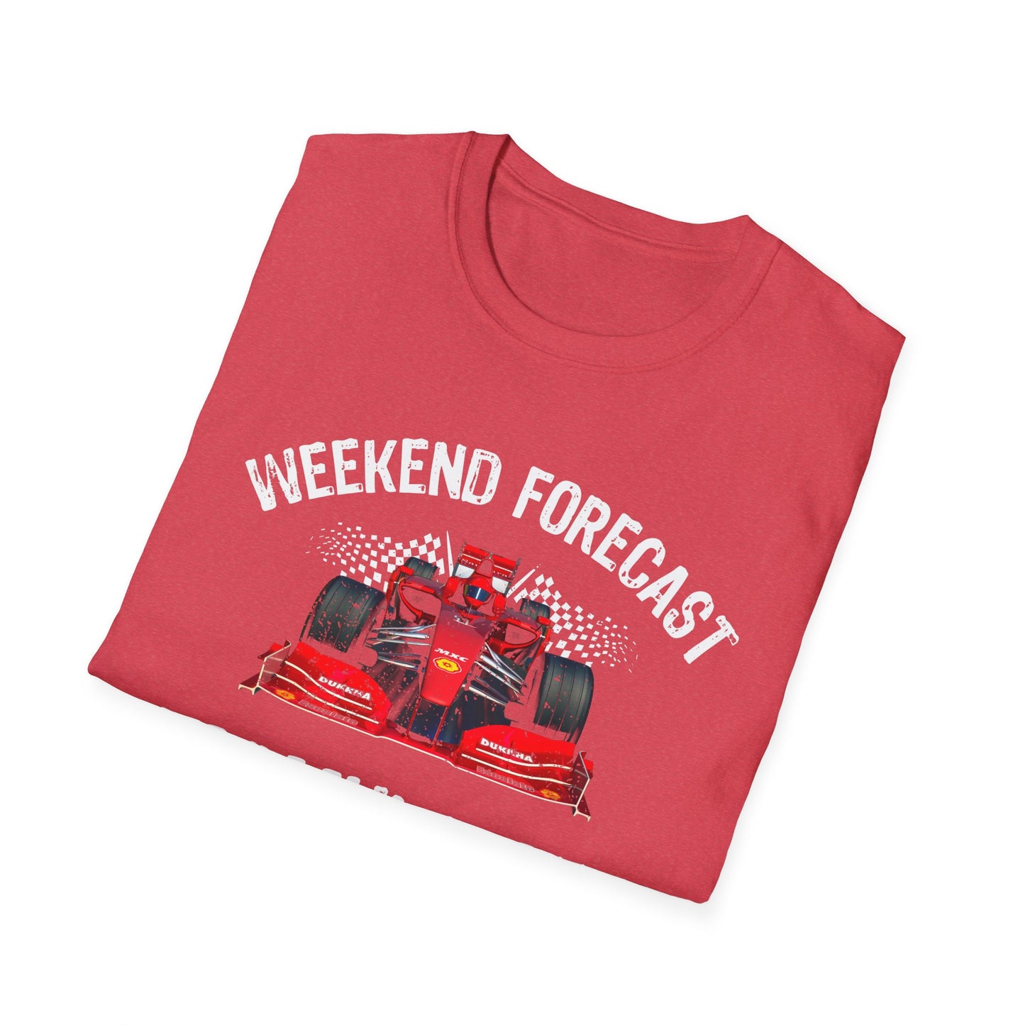 Formula 1 Weekend Forecast T-Shirt – F1 Racing & Drinking Shirt for Motorsport Fans