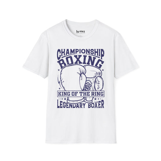 Boxing King of the Ring T-Shirt – Champion's Choice for Boxing Enthusiasts 🥊