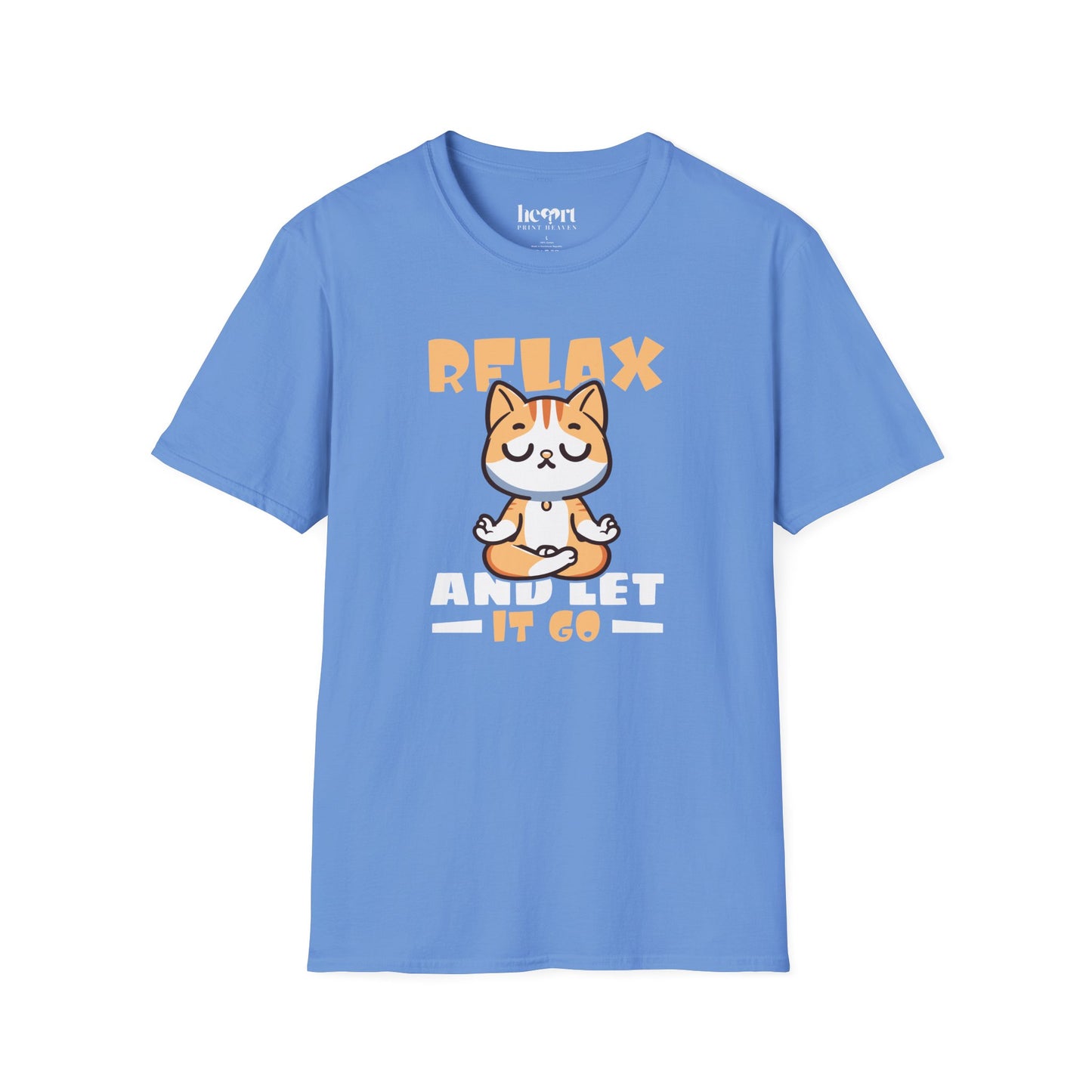 Relax and Let It Go Yoga T-Shirt – Calm and Mindful Apparel for Everyday Peace