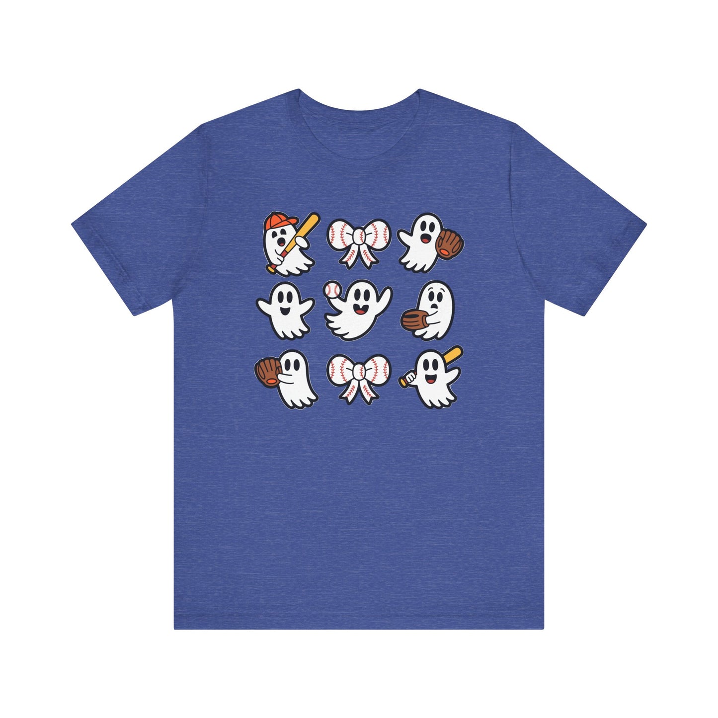 Cute Baseball Ghosts Halloween Spooky T-shirt