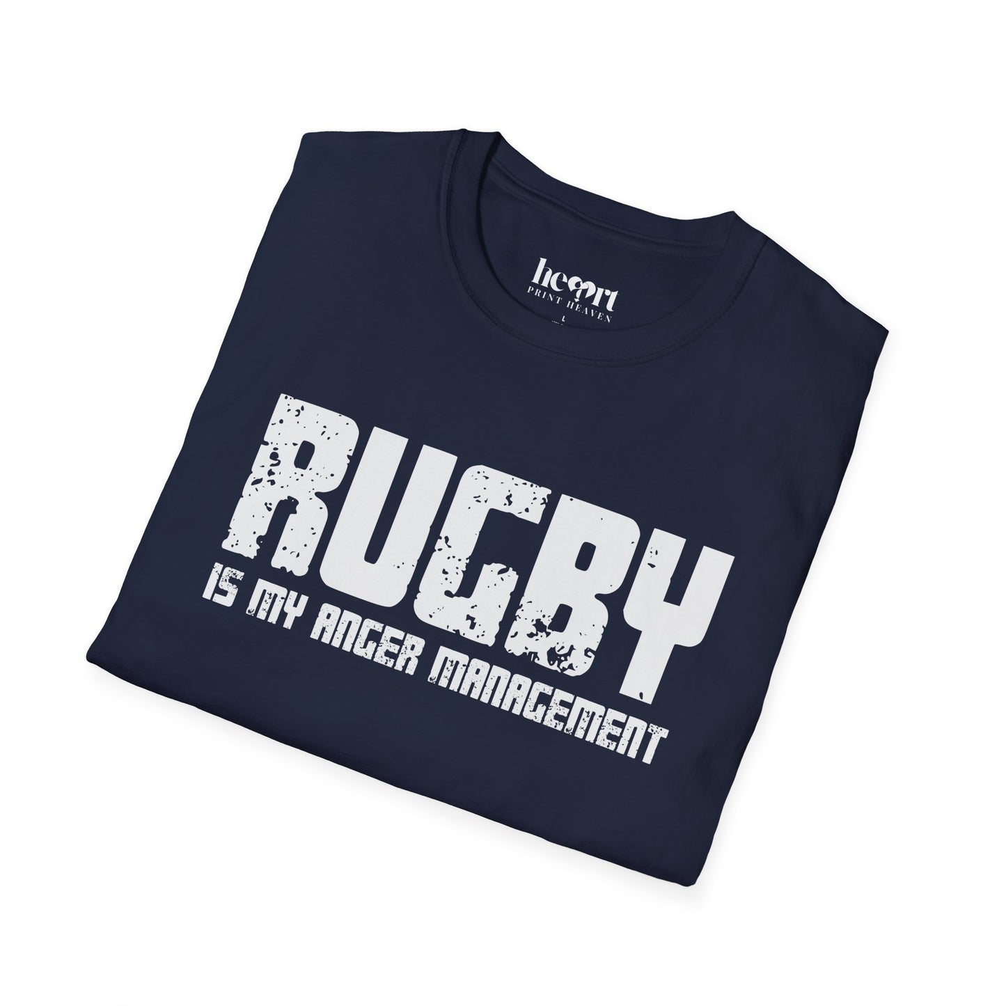 Rugby Is My Anger Management T-Shirt – Funny Rugby Lover's Tee 🏉😂