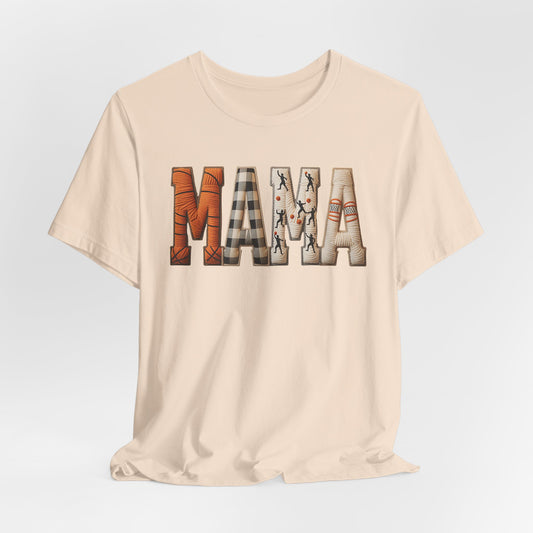 Faux Basketball Mama T-Shirt โ Basketball Mom Graphic Tee | Game Day Mom Shirt