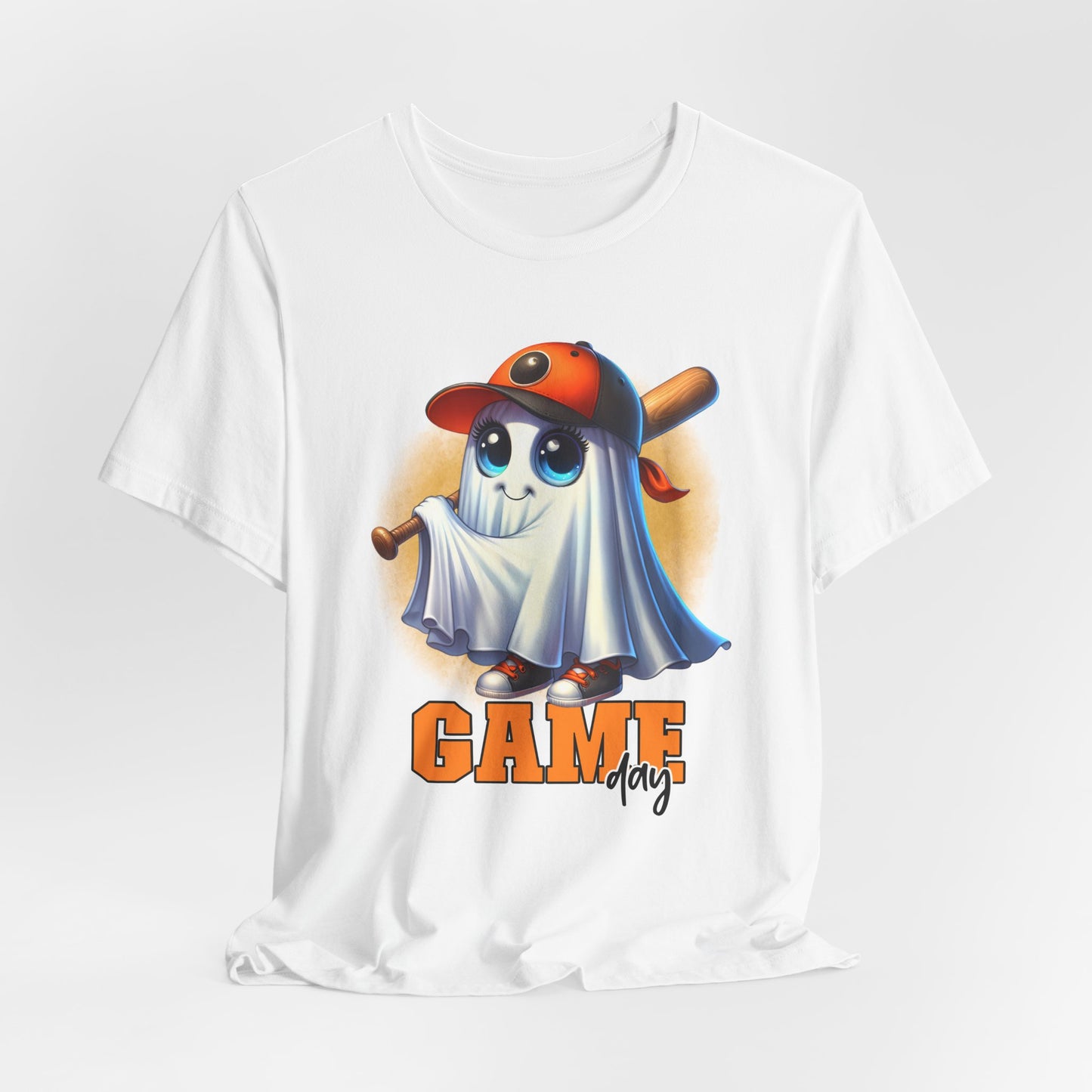Game Day Cute Baby Ghost Baseball T-shirt