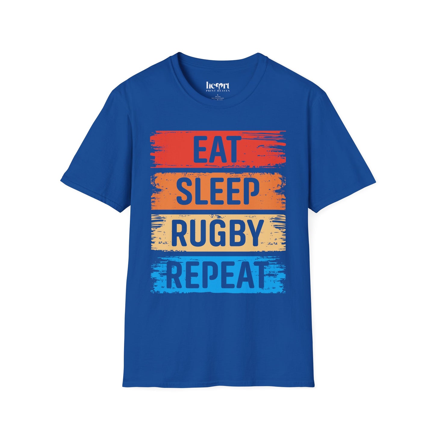 Eat Sleep Rugby Repeat T-Shirt 🏉 | Funny Rugby Gift for Players & Fans
