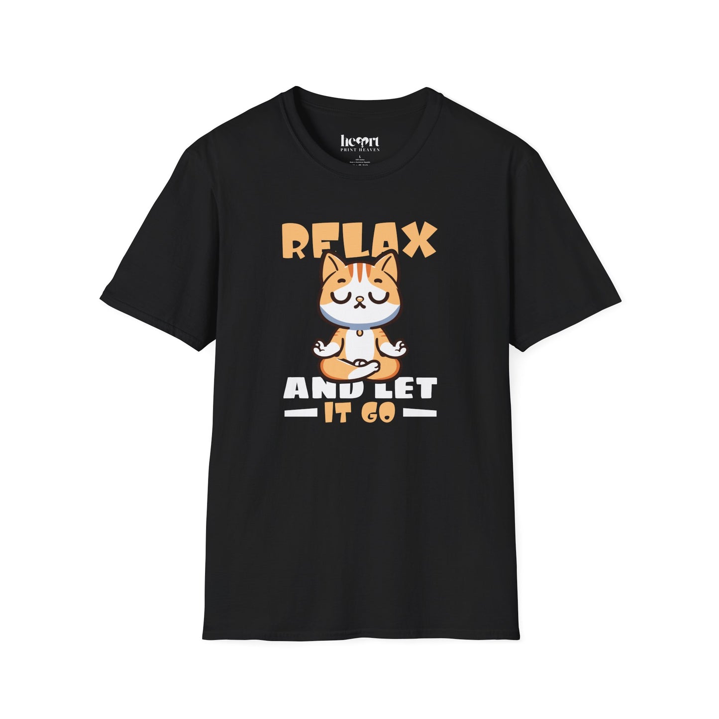 Relax and Let It Go Yoga T-Shirt – Calm and Mindful Apparel for Everyday Peace