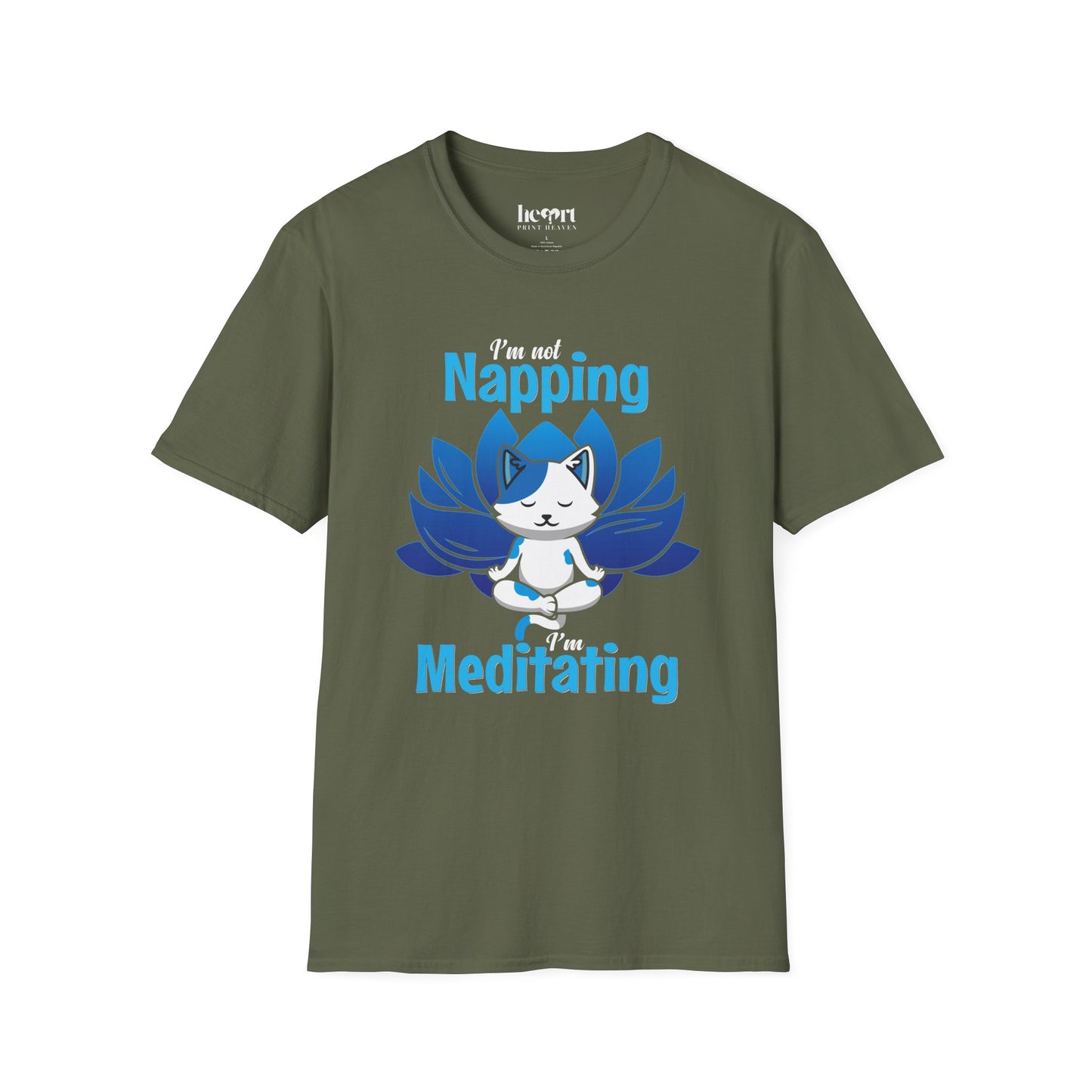 I'm Not Napping, I'm Meditating – Funny Mindfulness T-Shirt 🧘♂️✨