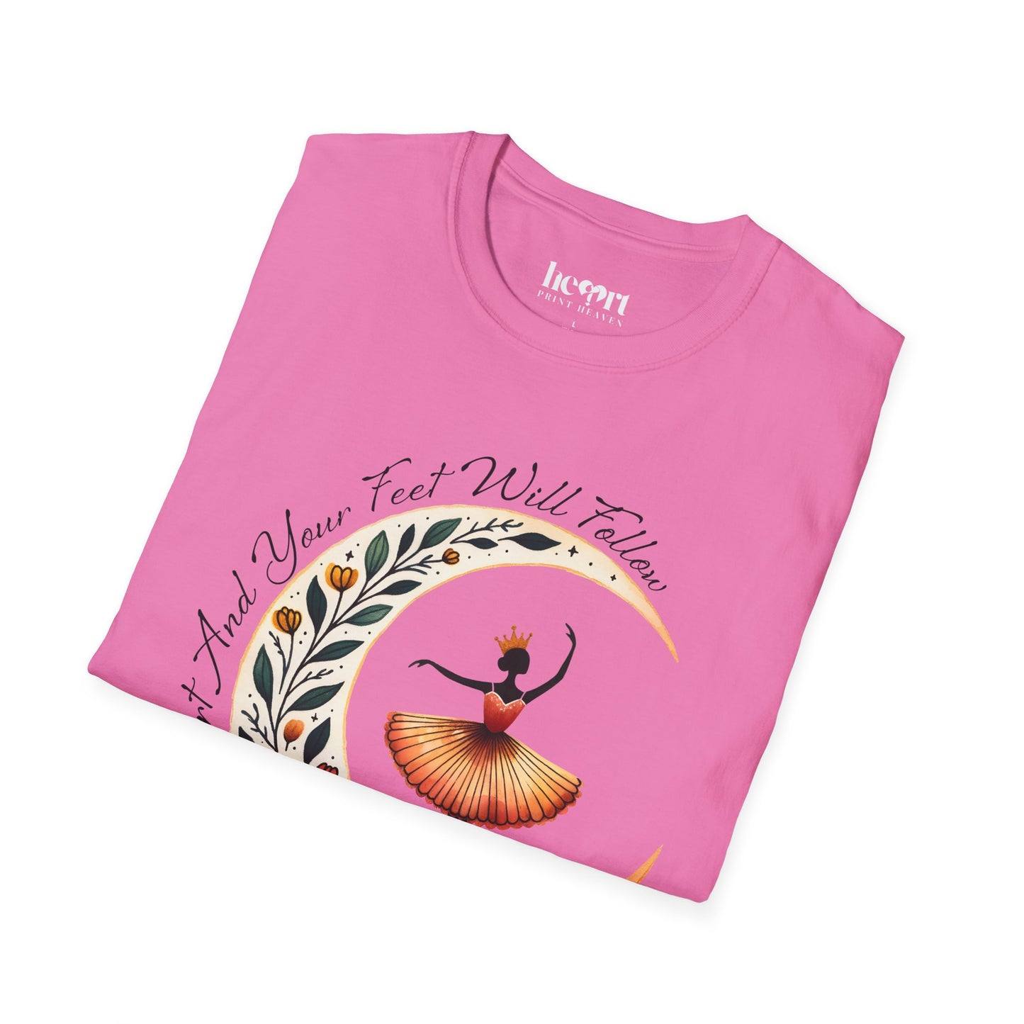 Inspirational 'Dance with Your Heart' T-Shirt – Motivational Dance Apparel for Enthusiasts 💃