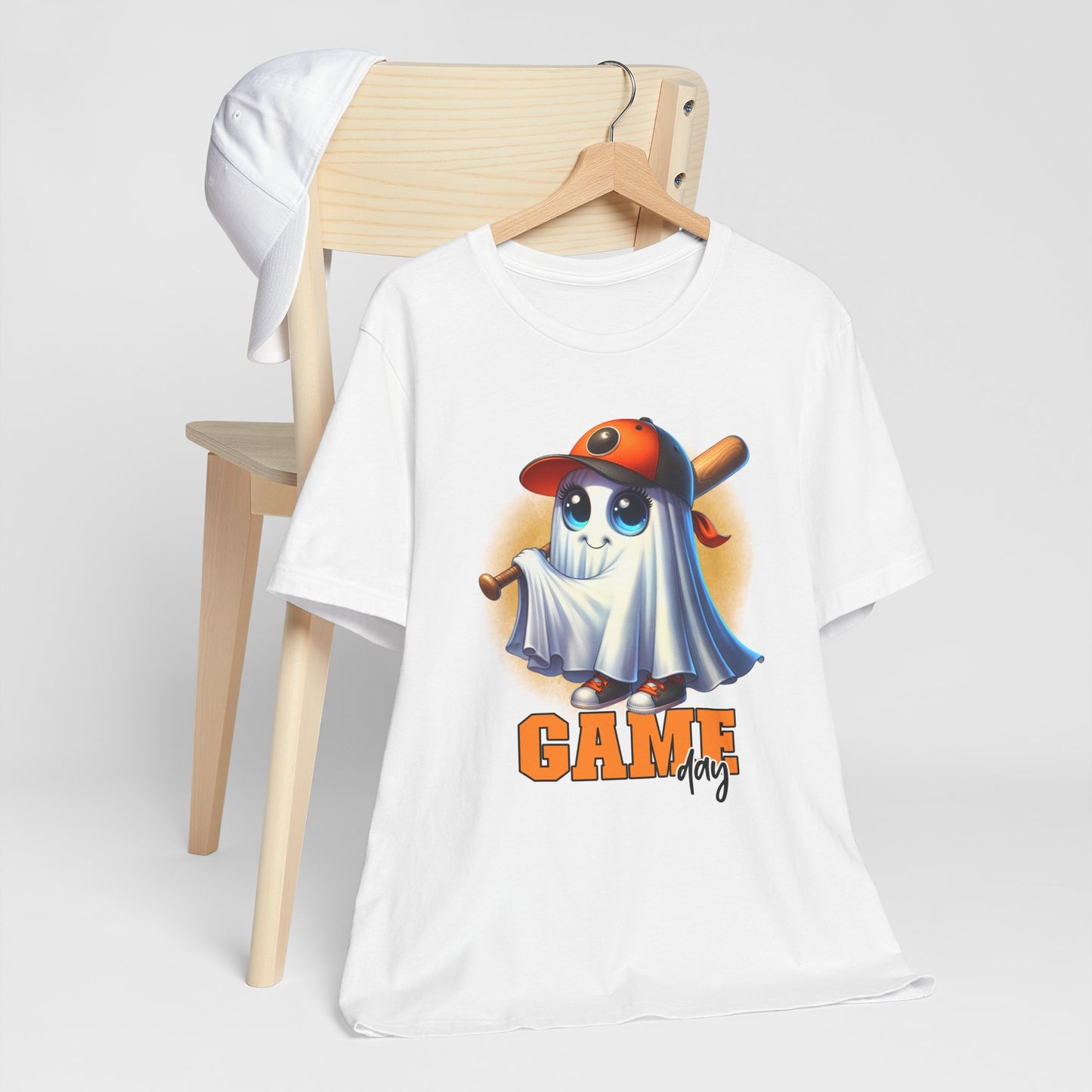 Game Day Cute Baby Ghost Baseball T-shirt