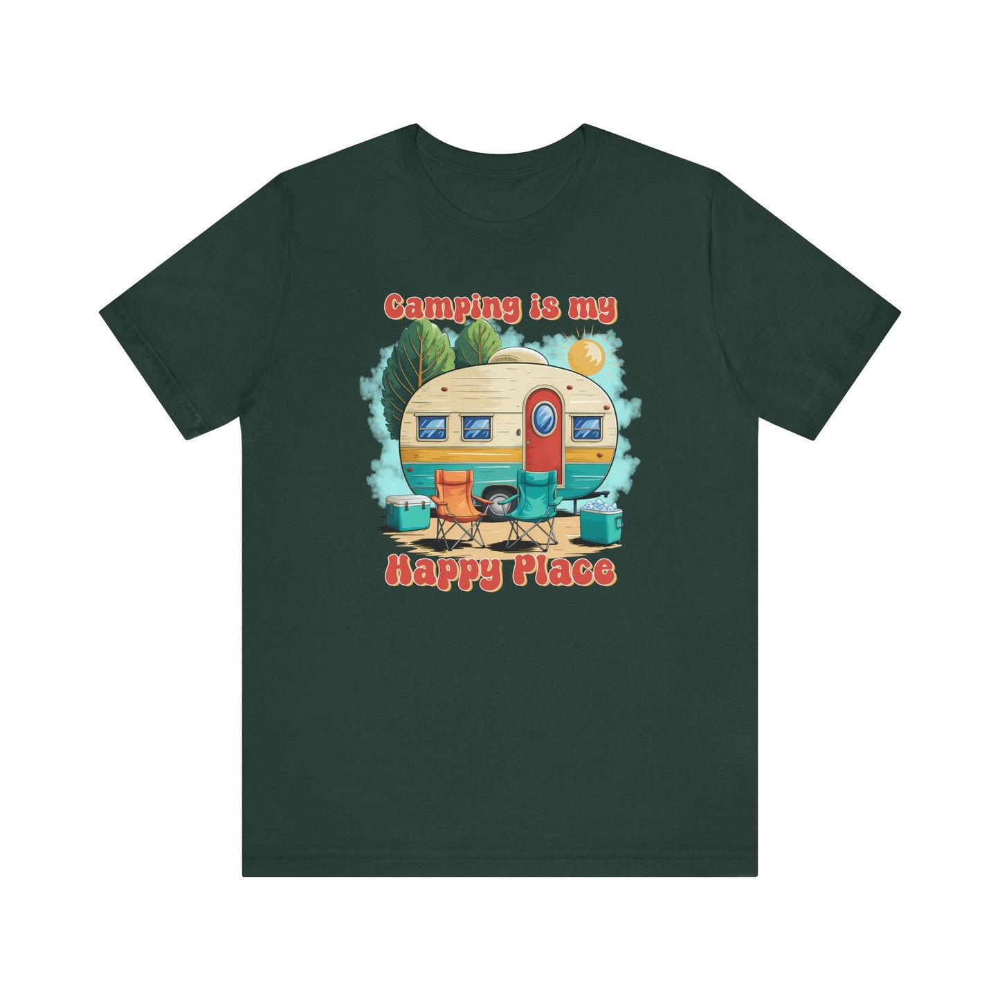 Camping is My Happy Place T-Shirt
