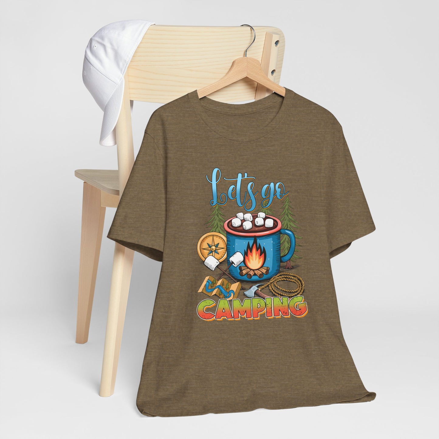 Let’s Go Camping Campfire T-Shirt