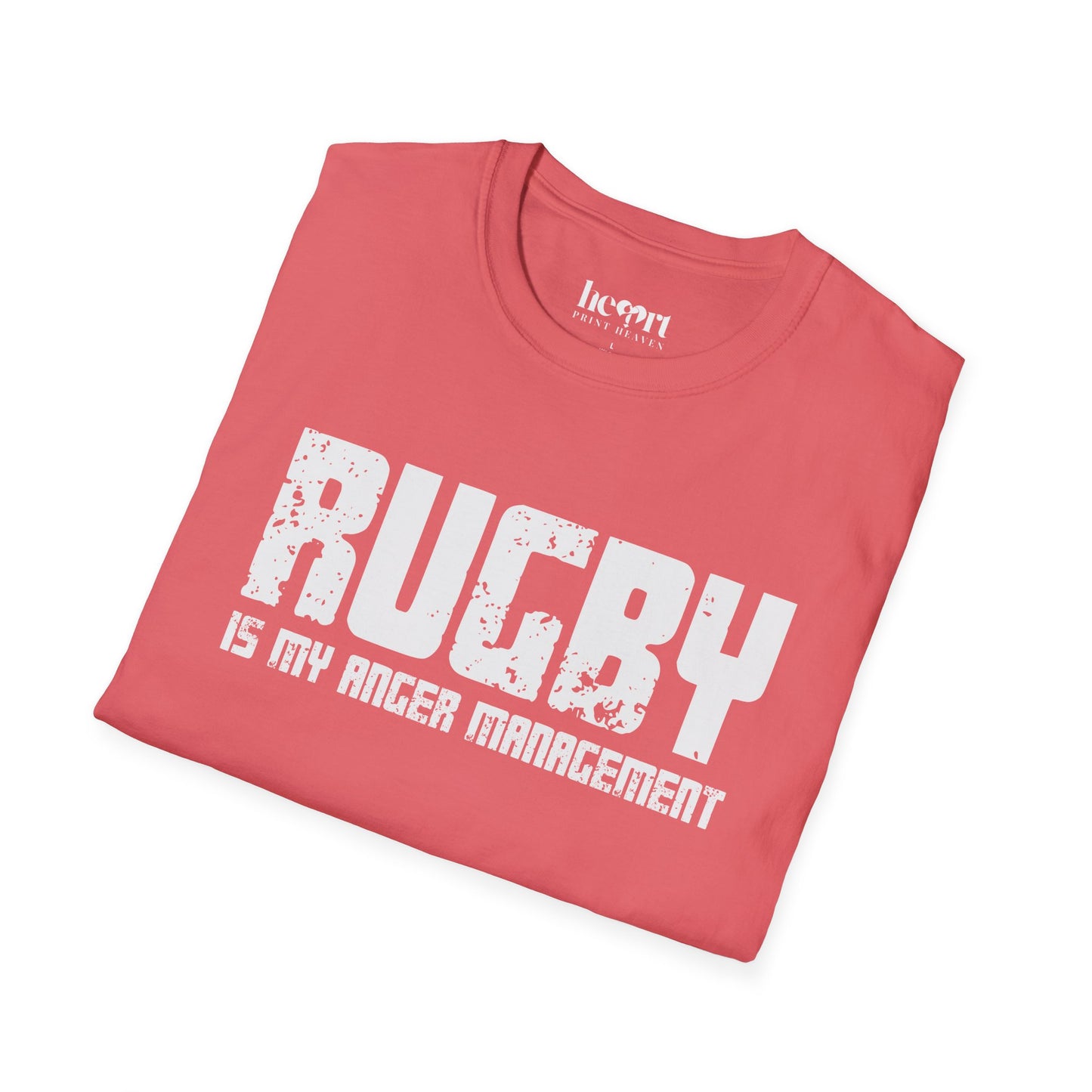 Rugby Is My Anger Management T-Shirt – Funny Rugby Lover's Tee 🏉😂