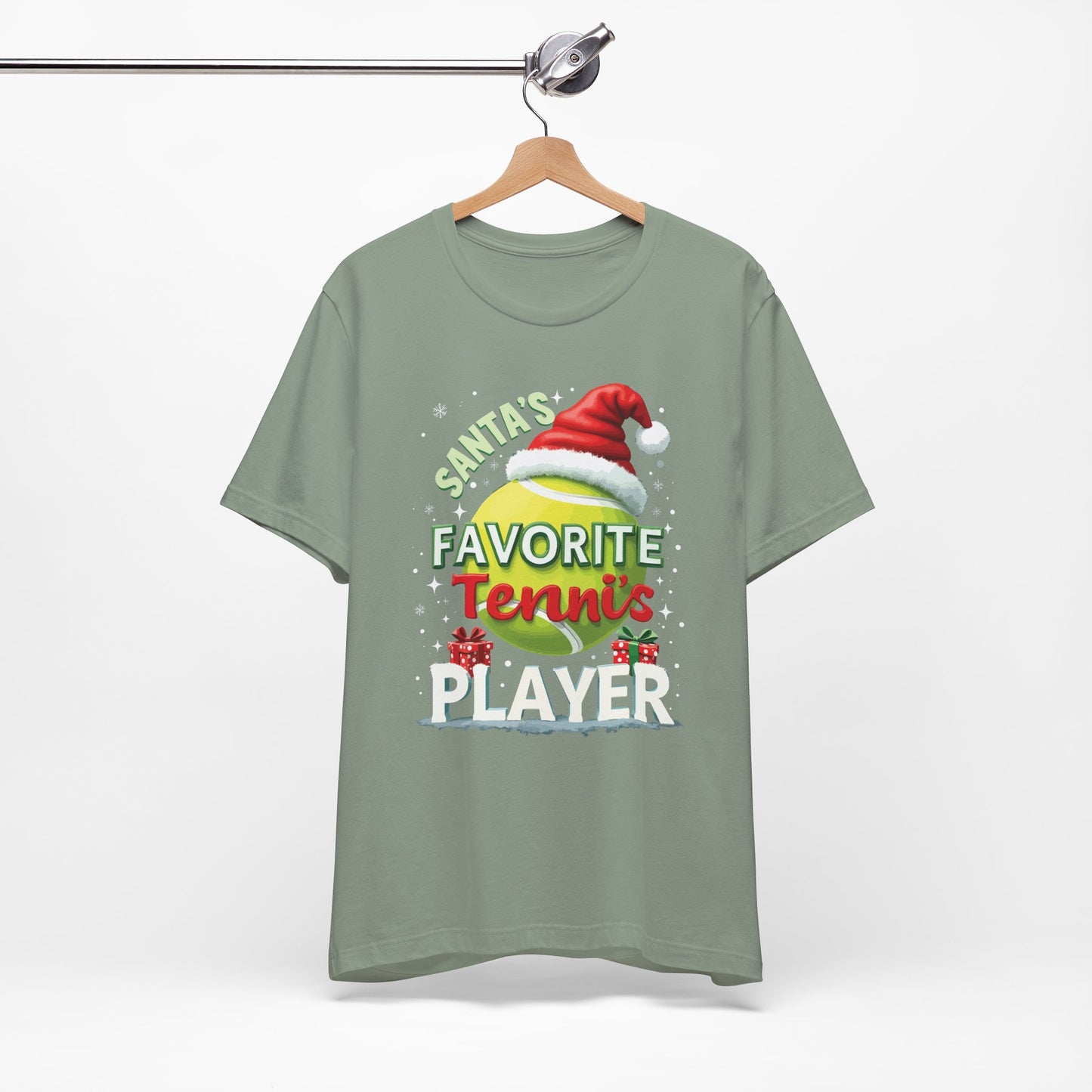 Santa's Favorite Tennis Player T-Shirt