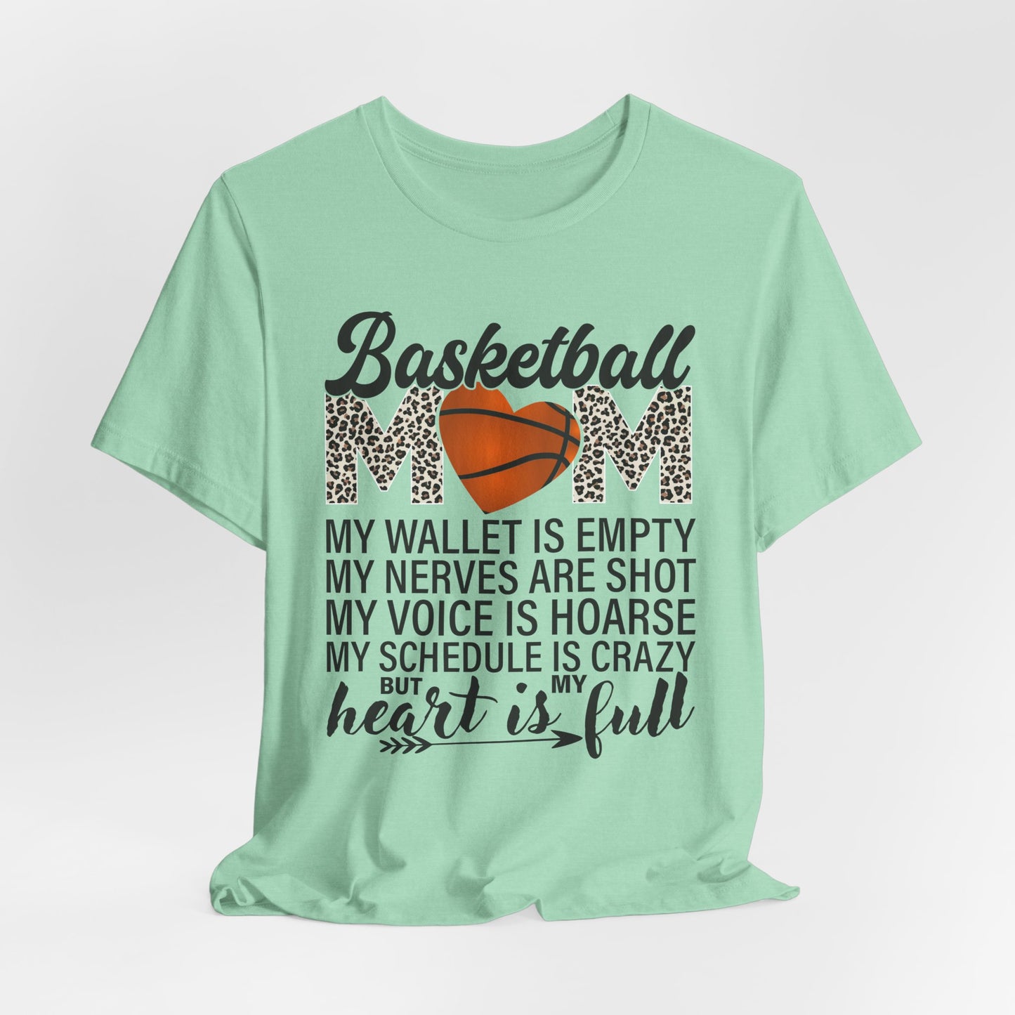 Basketball Mom My Wallet Is Empty T-shirt