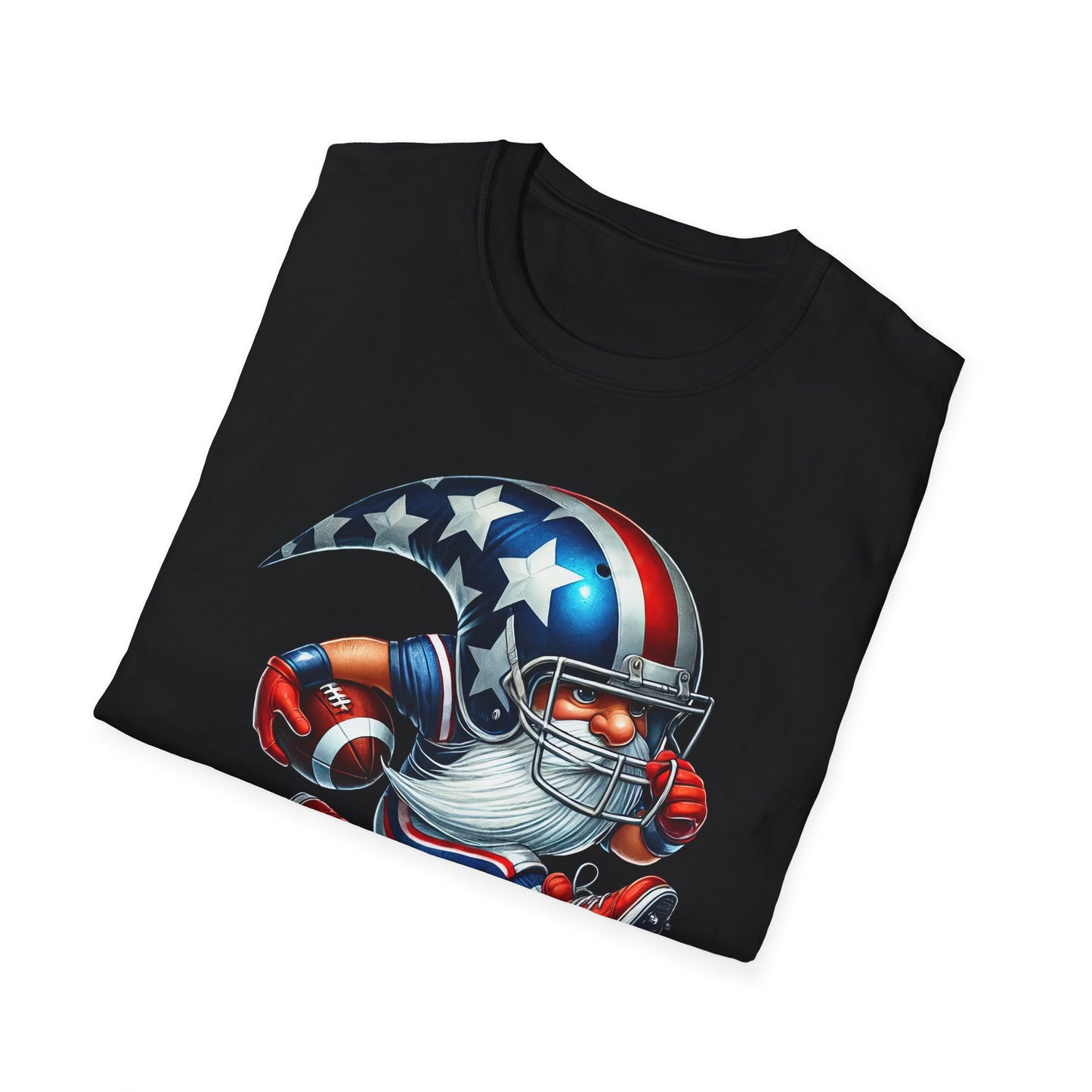American Flag Gnome Football T‑Shirt – Unisex Fit