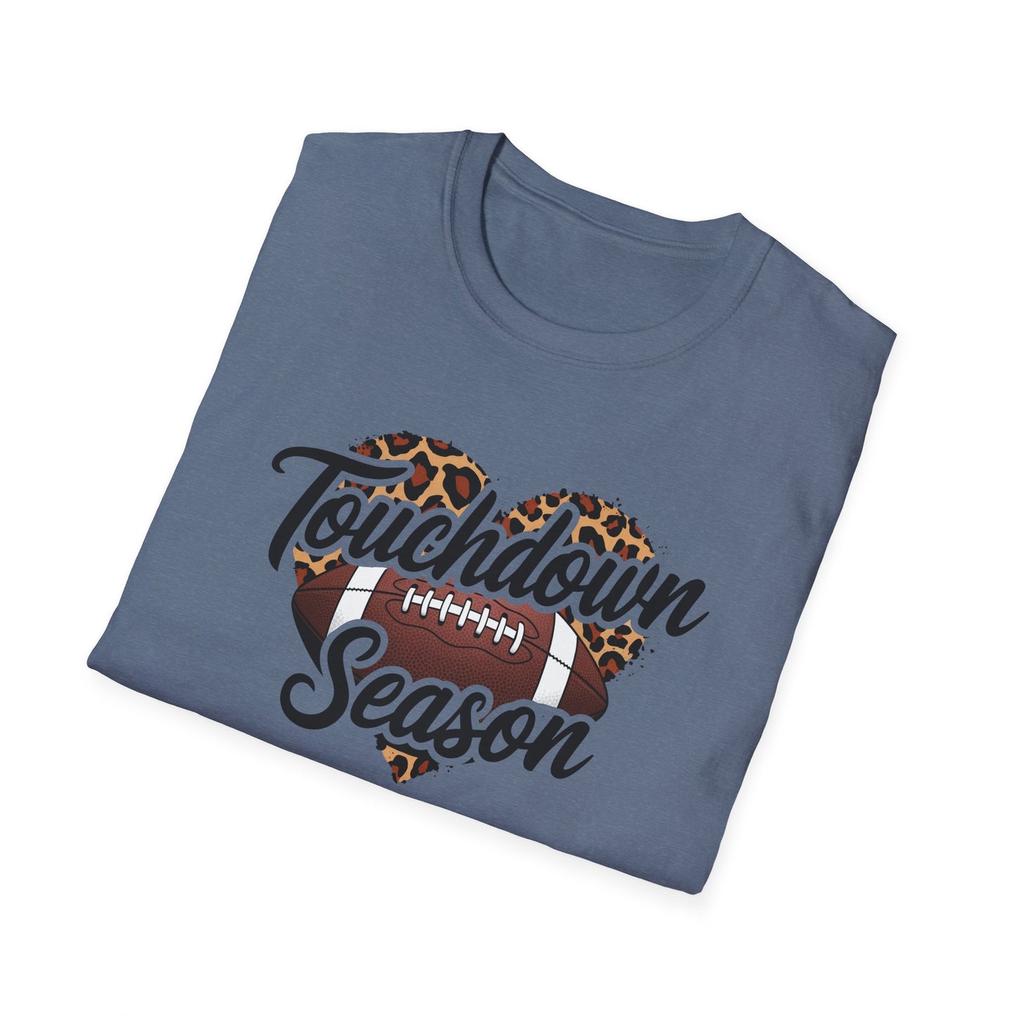 Touchdown Season Football Tee – Sparkle Design for Game Day Fans
