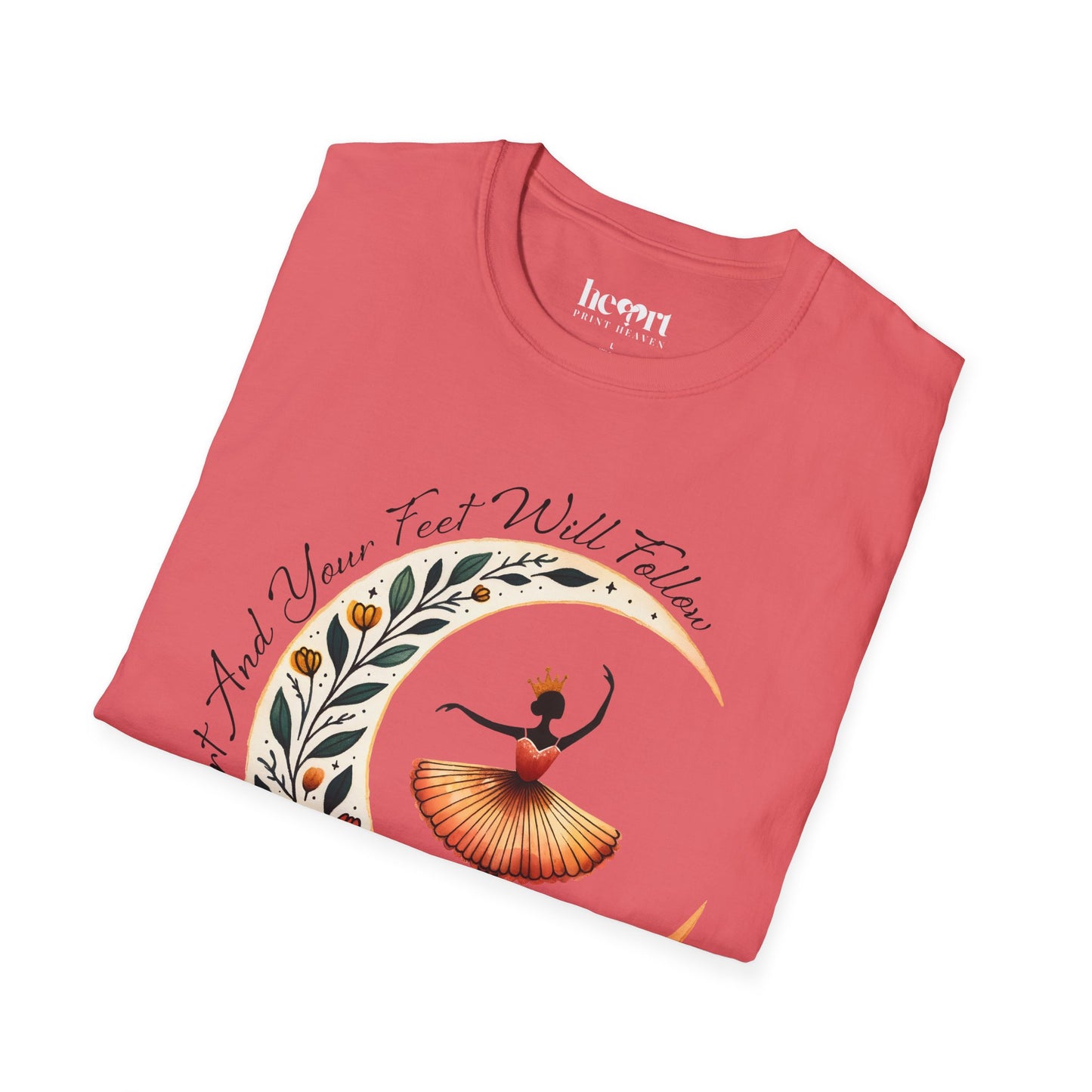 Inspirational 'Dance with Your Heart' T-Shirt – Motivational Dance Apparel for Enthusiasts 💃