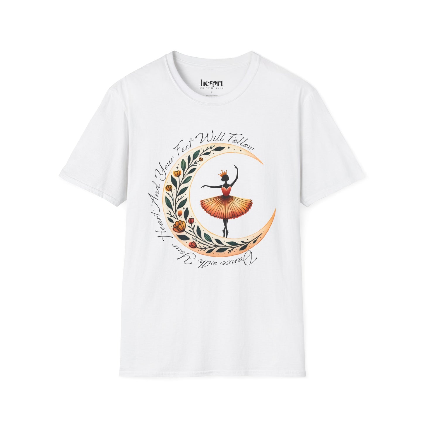 Inspirational 'Dance with Your Heart' T-Shirt – Motivational Dance Apparel for Enthusiasts 💃
