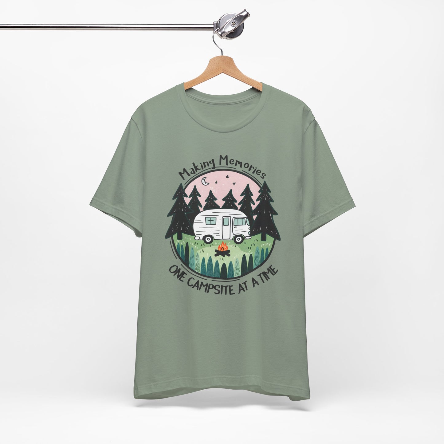 Making Memories One Campsite at a Time – Retro RV Camping Shirt