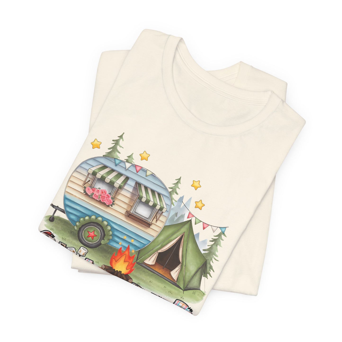 Glamper Way too Boujee for Tents T-shirt