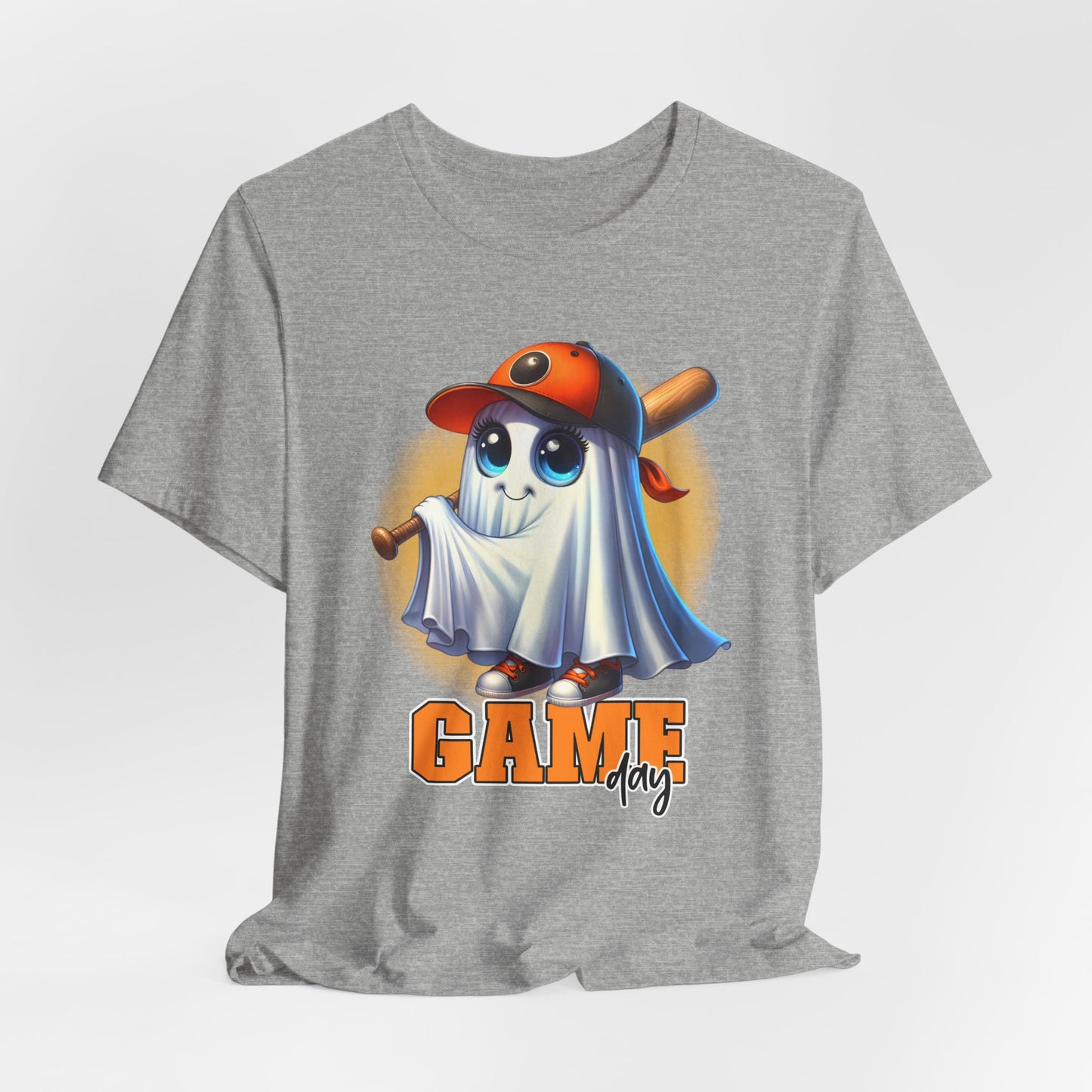 Game Day Cute Baby Ghost Baseball T-shirt