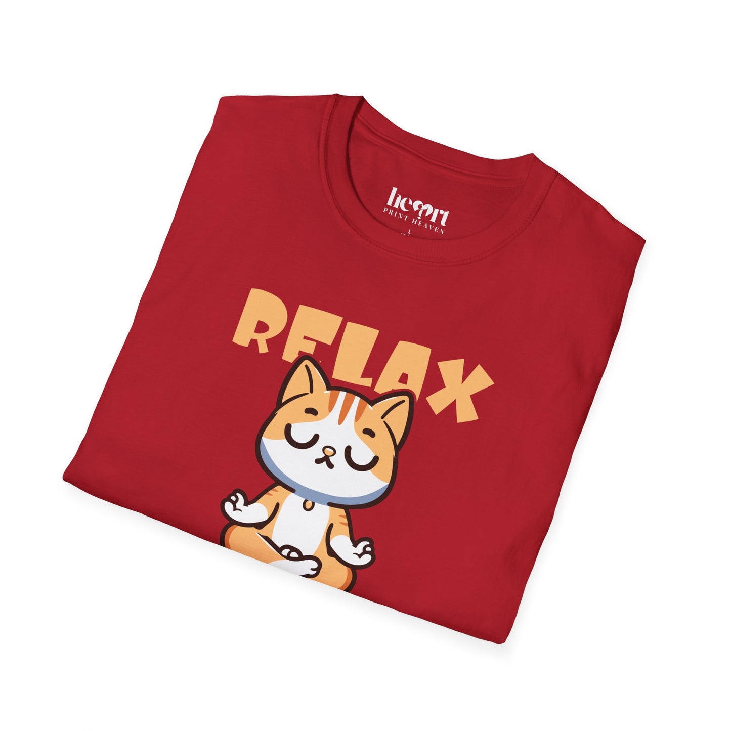 Relax and Let It Go Yoga T-Shirt – Calm and Mindful Apparel for Everyday Peace