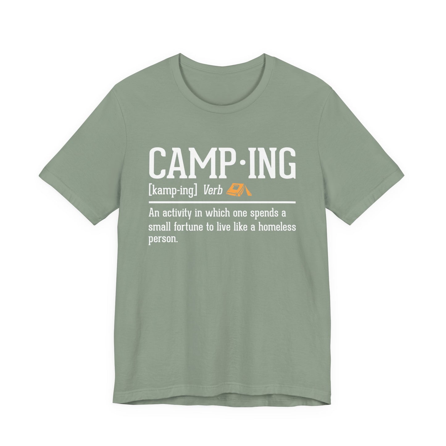 Funny Camping Definition Shirt – Sarcastic Outdoor Tee