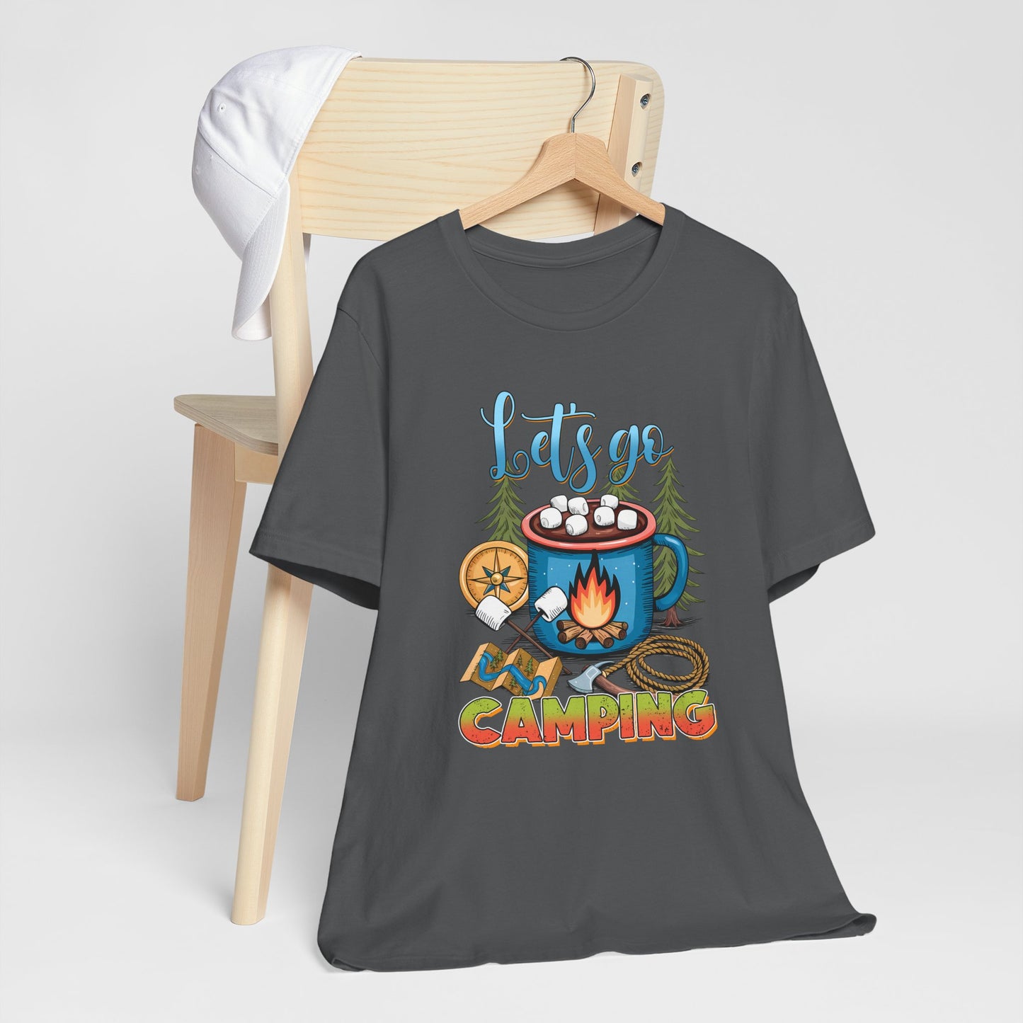 Let’s Go Camping Campfire T-Shirt
