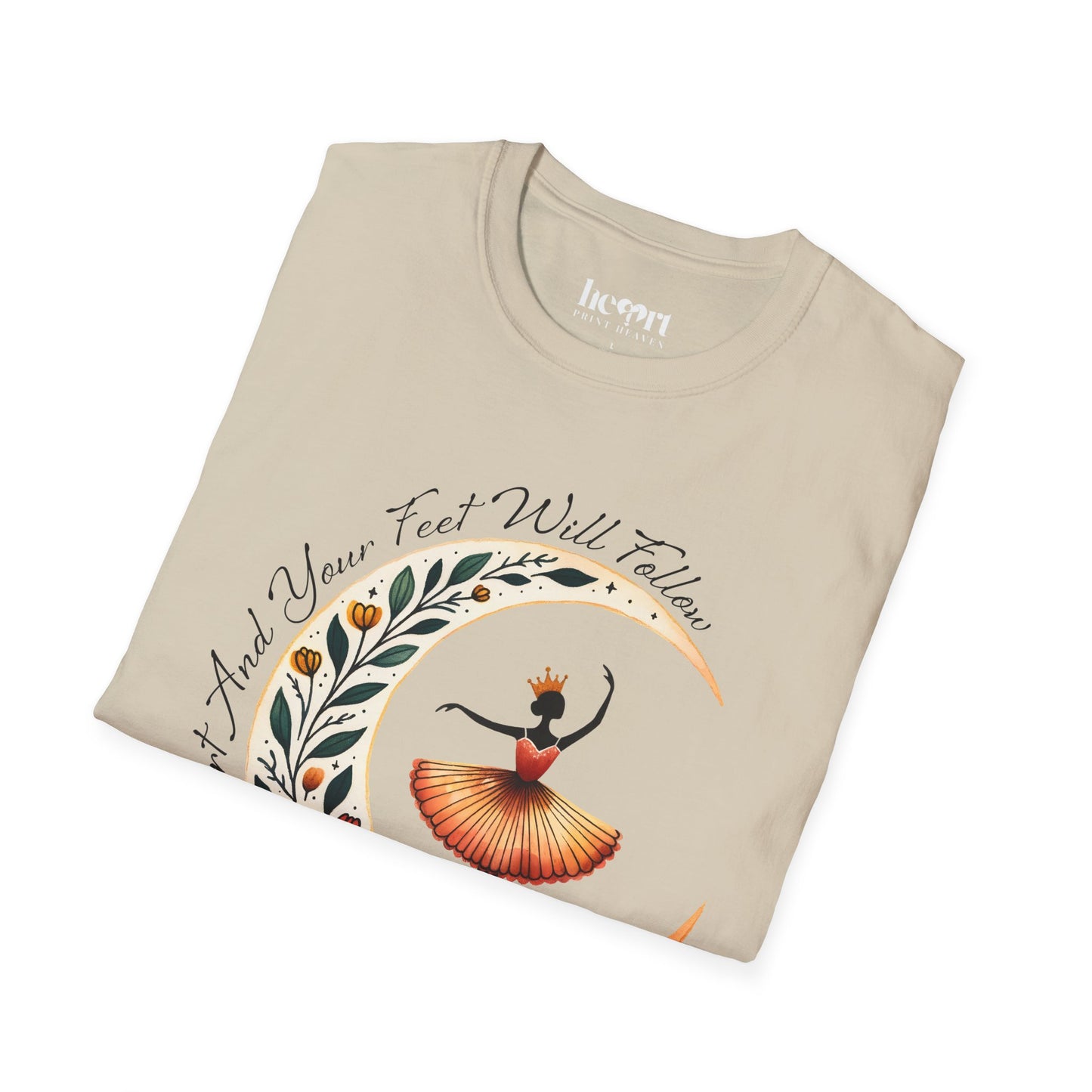 Inspirational 'Dance with Your Heart' T-Shirt – Motivational Dance Apparel for Enthusiasts 💃