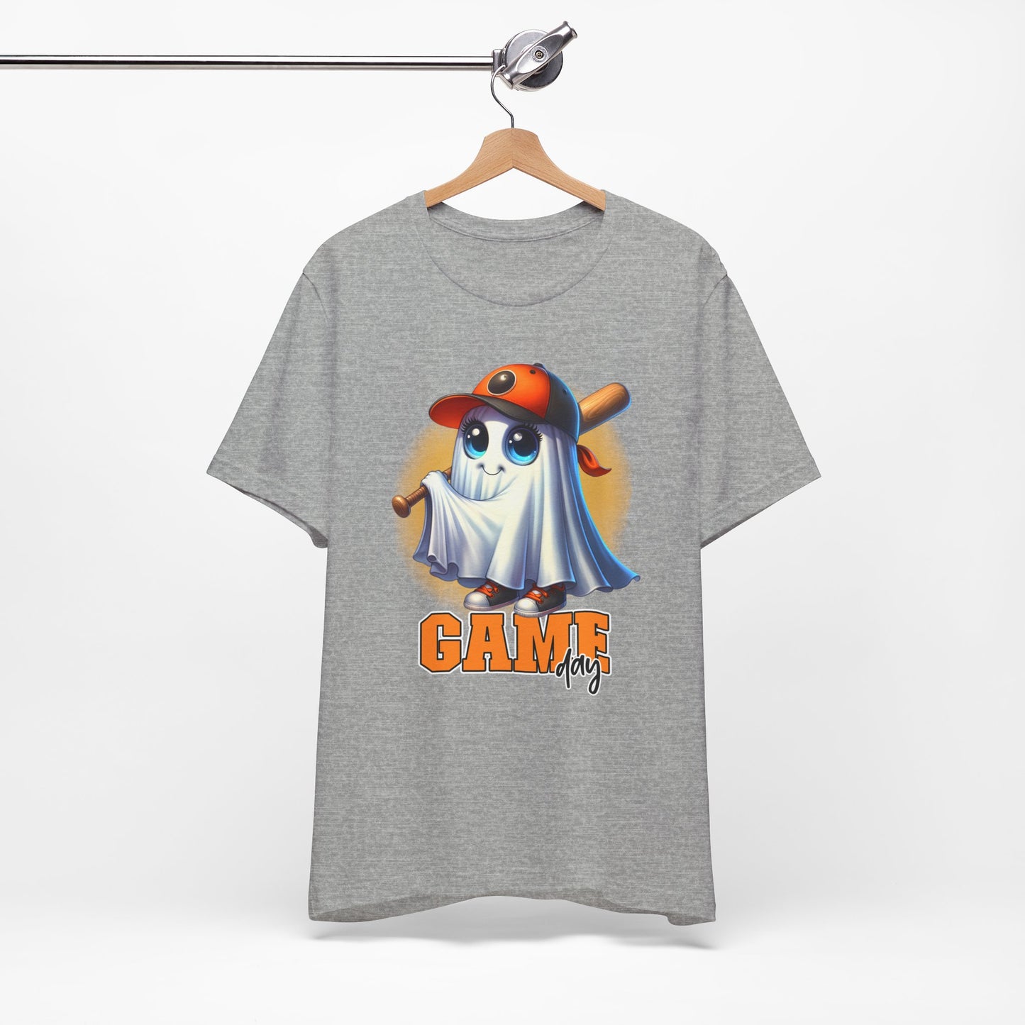 Game Day Cute Baby Ghost Baseball T-shirt