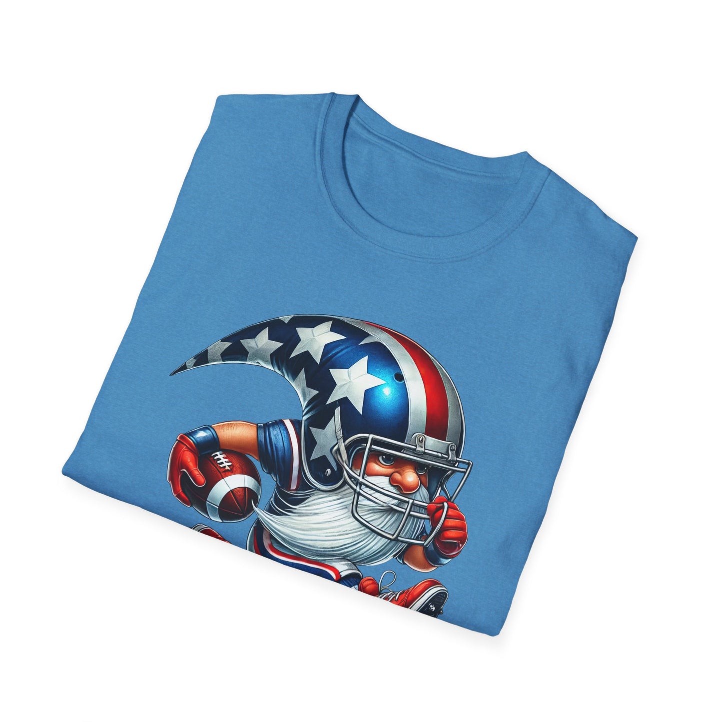 American Flag Gnome Football T‑Shirt – Unisex Fit