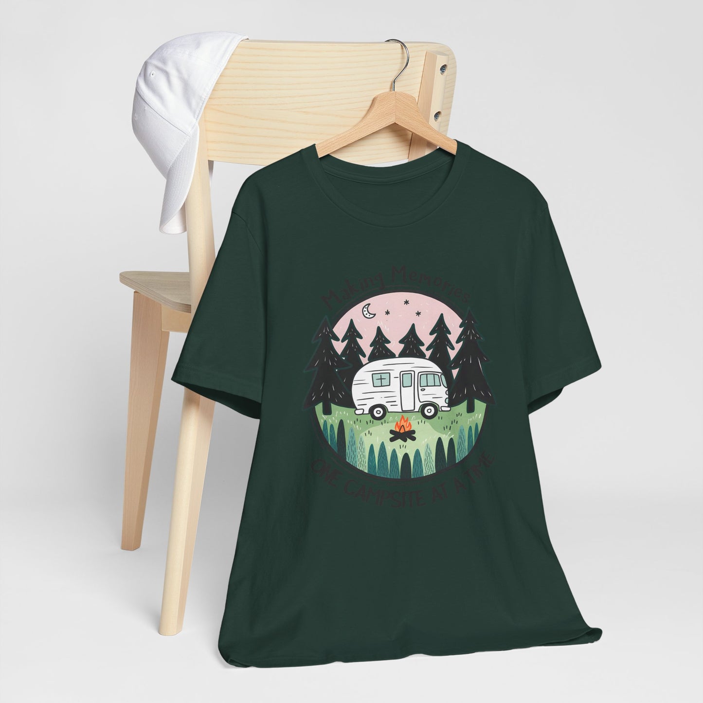 Making Memories One Campsite at a Time – Retro RV Camping Shirt
