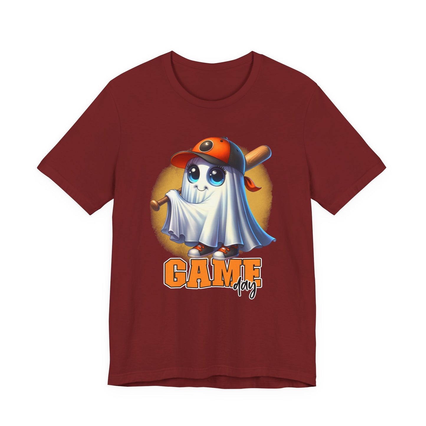 Game Day Cute Baby Ghost Baseball T-shirt