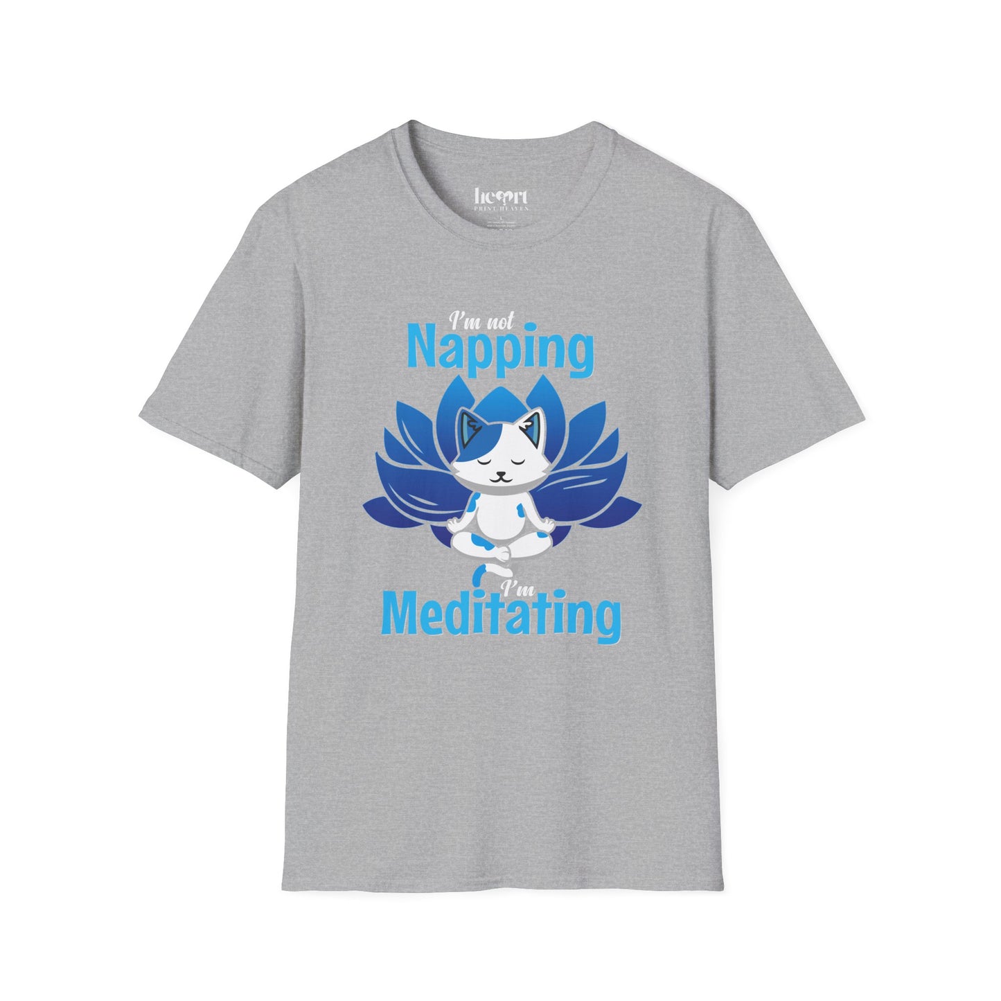 I'm Not Napping, I'm Meditating – Funny Mindfulness T-Shirt 🧘♂️✨