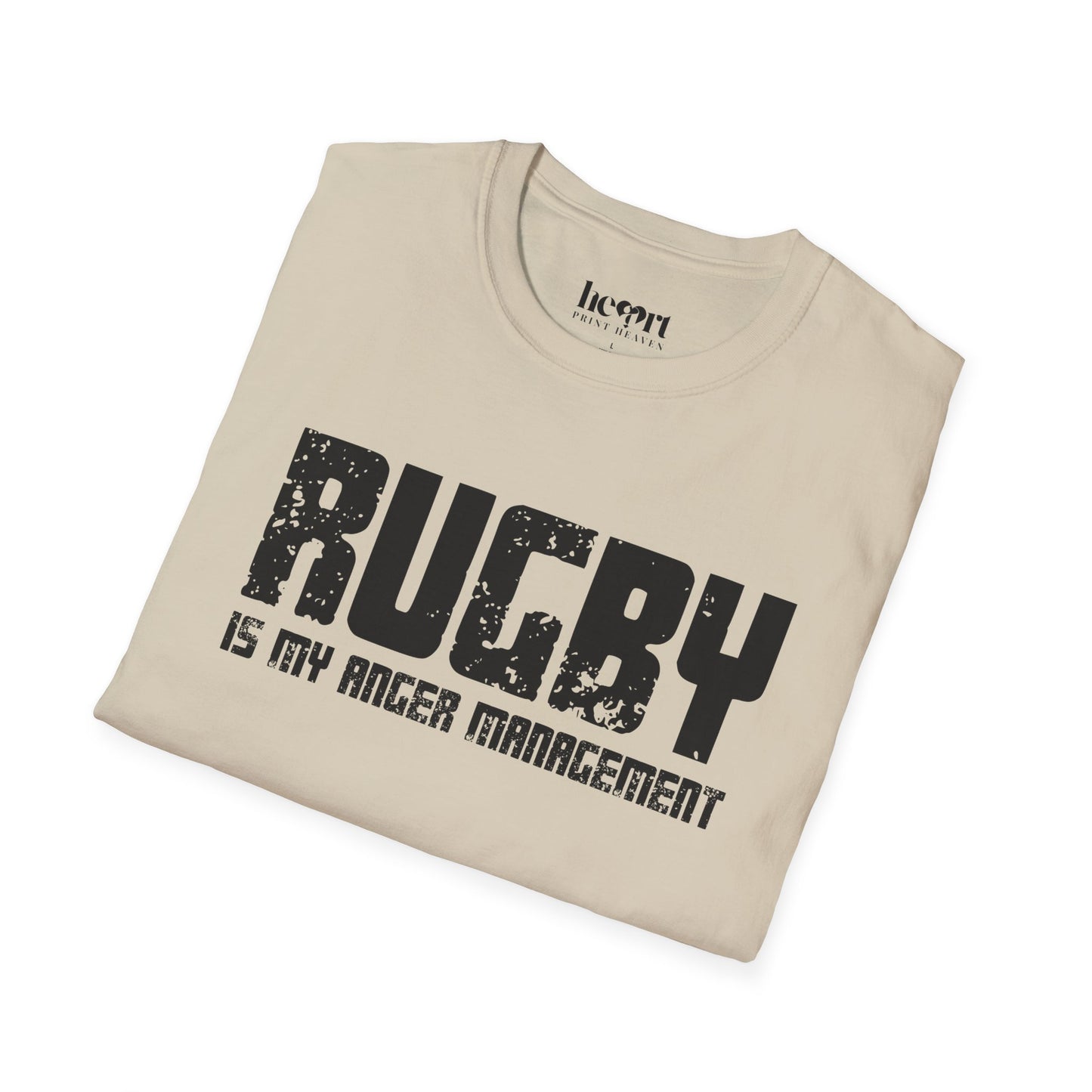 Rugby Is My Anger Management T-Shirt – Funny Rugby Lover's Tee 🏉😂