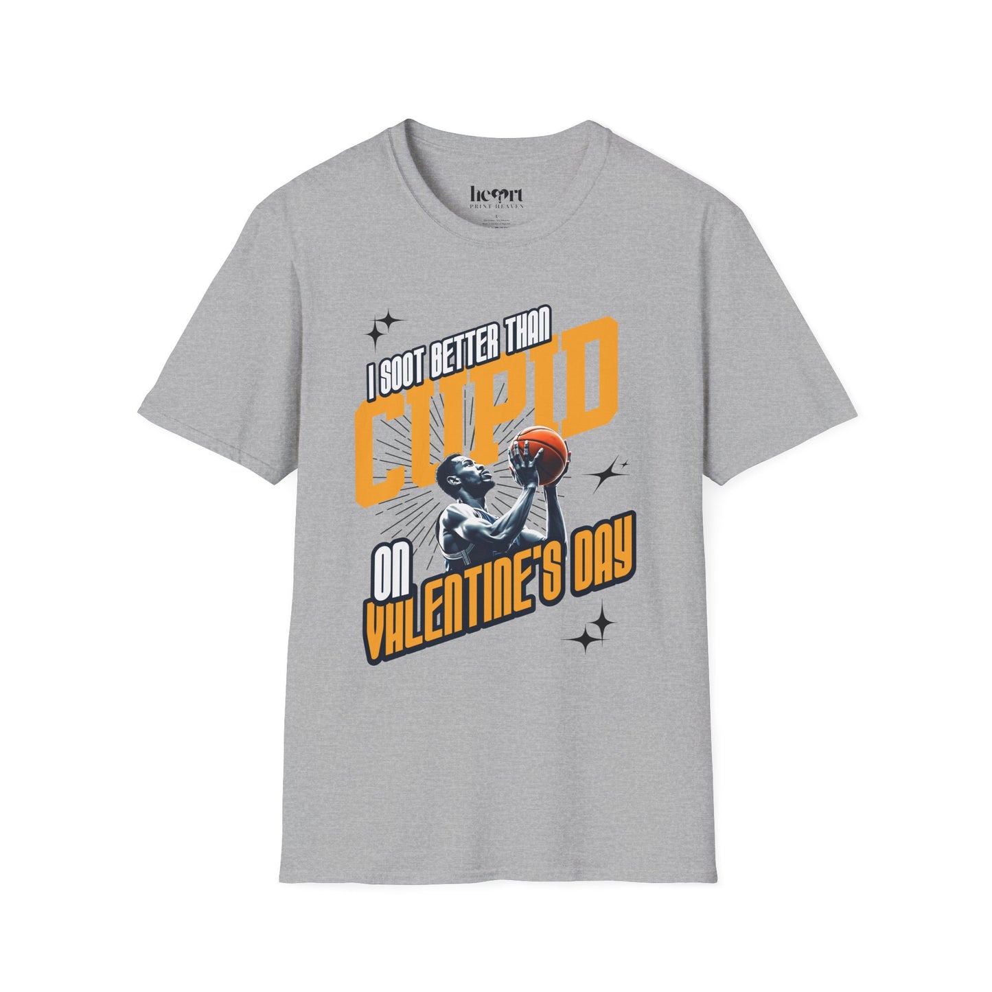I Shoot Better Than Cupid on Valentine's Day β Funny Basketball T-Shirt